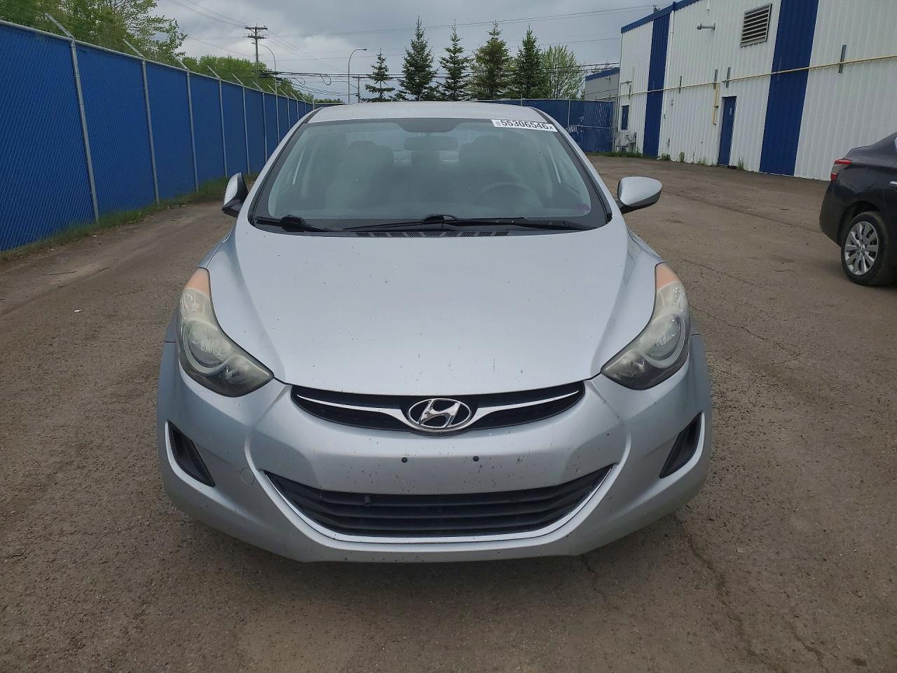 2013 Hyundai Elantra Gls Silver vin: 5NPDH4AE4DH156529