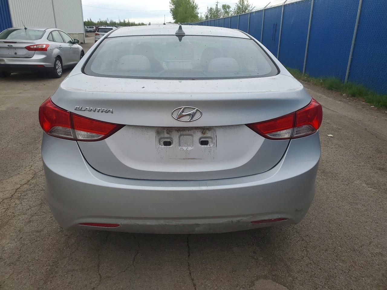 2013 Hyundai Elantra Gls Silver vin: 5NPDH4AE4DH156529
