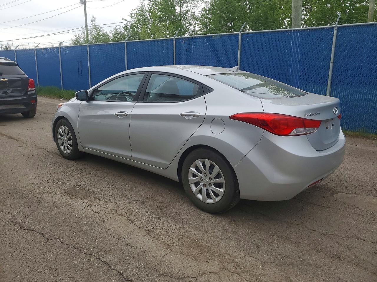 2013 Hyundai Elantra Gls Silver vin: 5NPDH4AE4DH156529