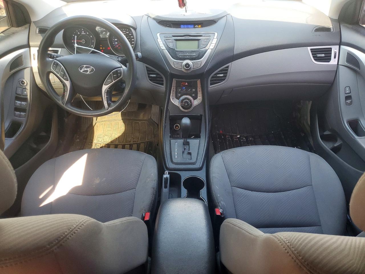 2013 Hyundai Elantra Gls White vin: 5NPDH4AE4DH167174