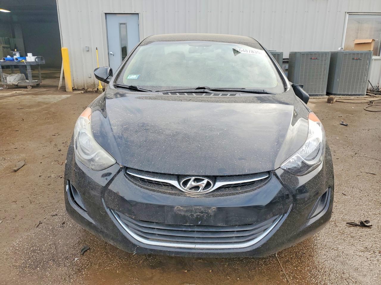 2013 Hyundai Elantra Gls Black vin: 5NPDH4AE4DH171791