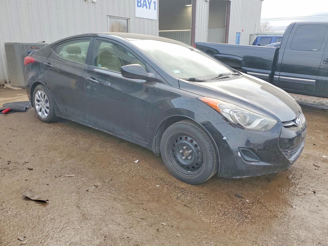2013 Hyundai Elantra Gls Black vin: 5NPDH4AE4DH171791