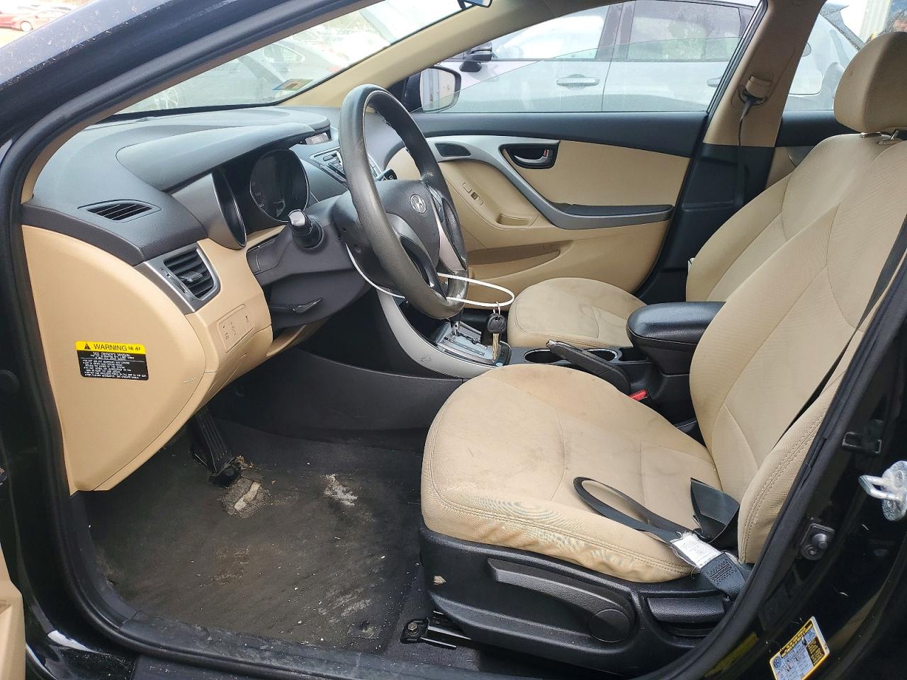 2013 Hyundai Elantra Gls Black vin: 5NPDH4AE4DH171791