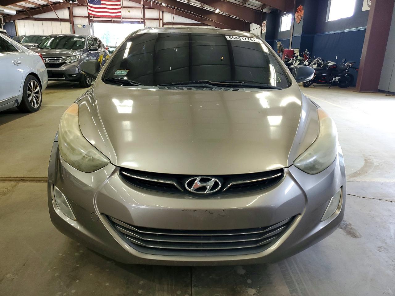 2013 Hyundai Elantra Limited Silver vin: 5NPDH4AE4DH175114