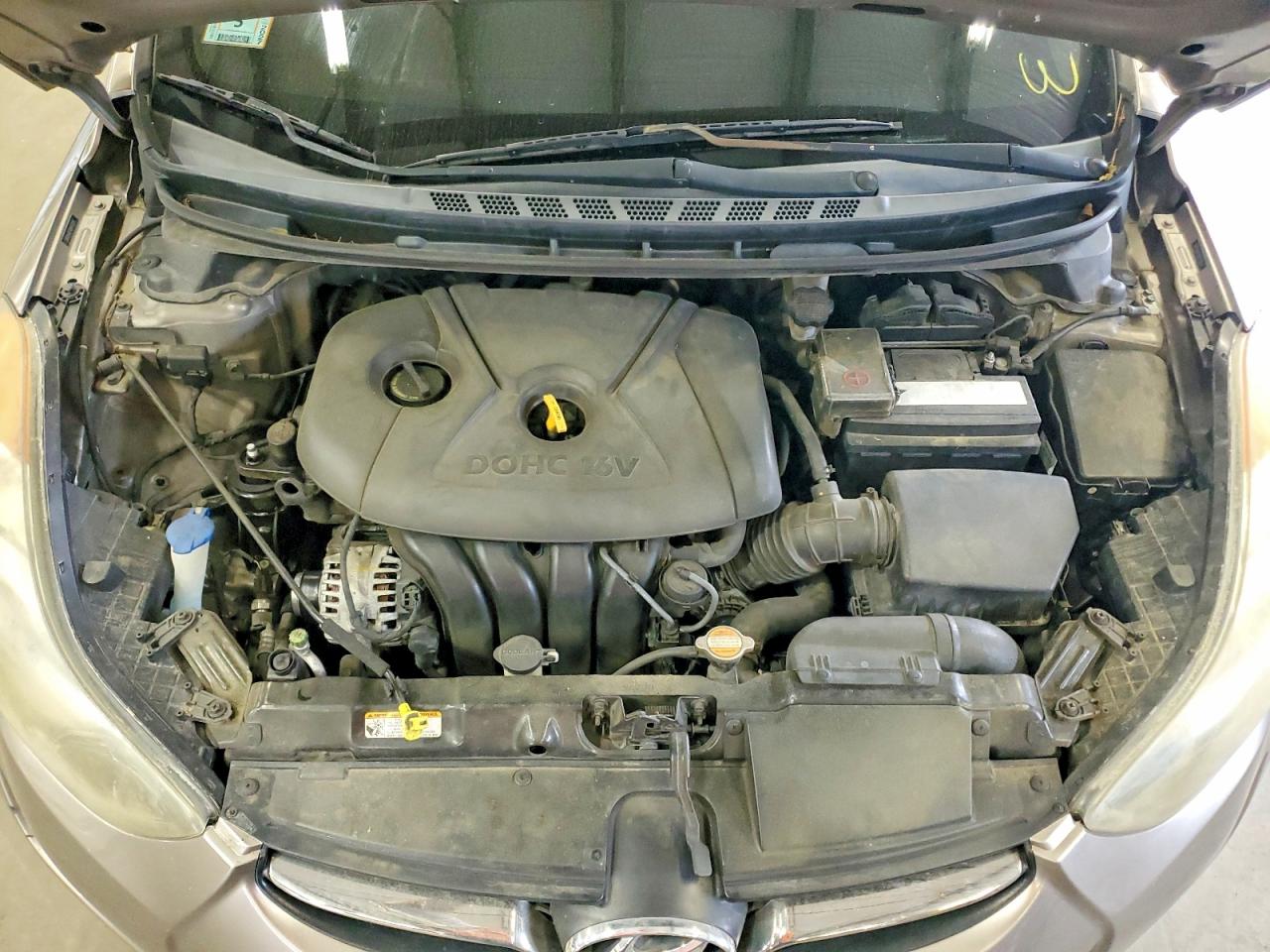 2013 Hyundai Elantra Limited Silver vin: 5NPDH4AE4DH175114