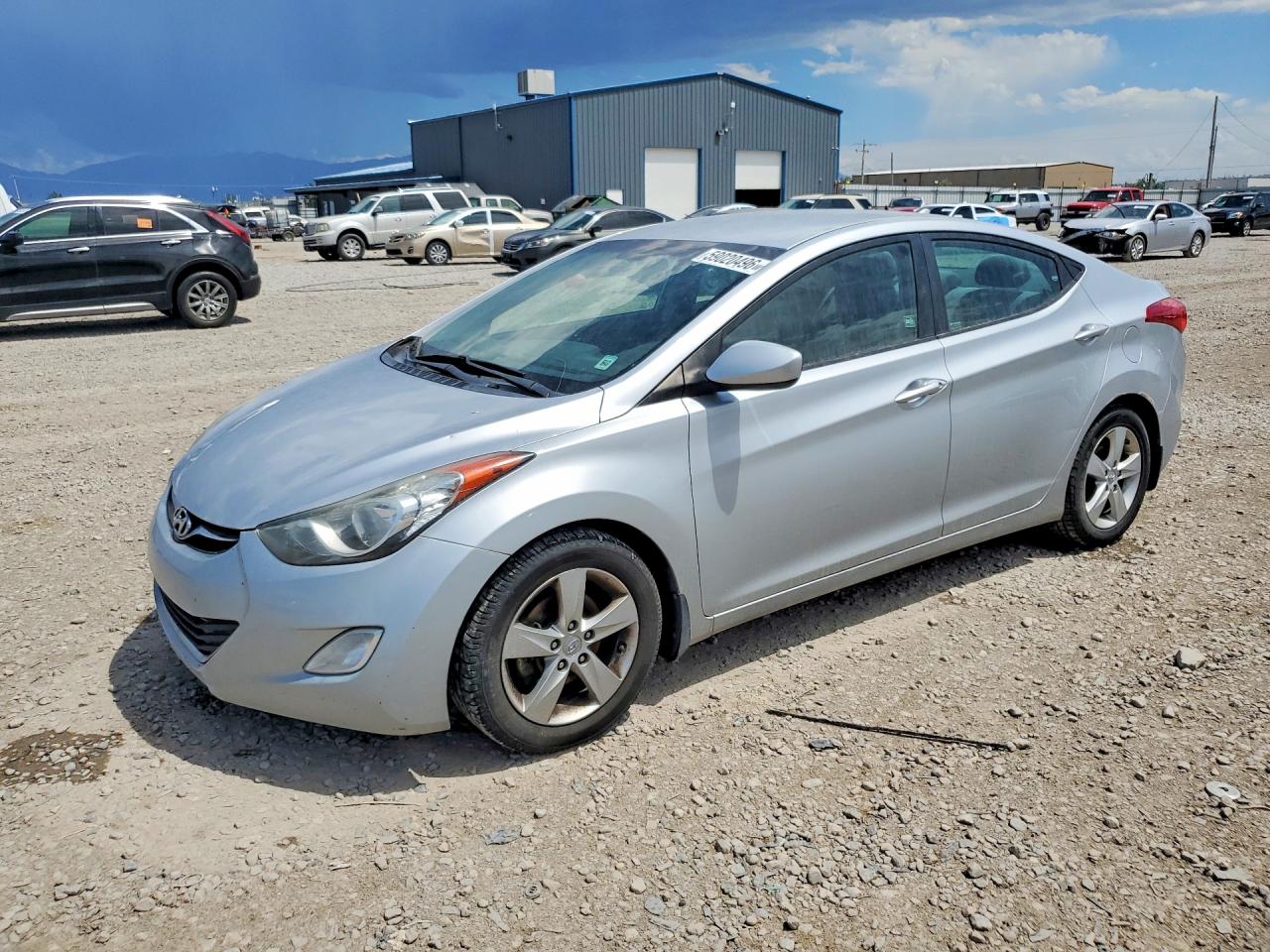 2013 Hyundai Elantra Gls Silver vin: 5NPDH4AE4DH175419