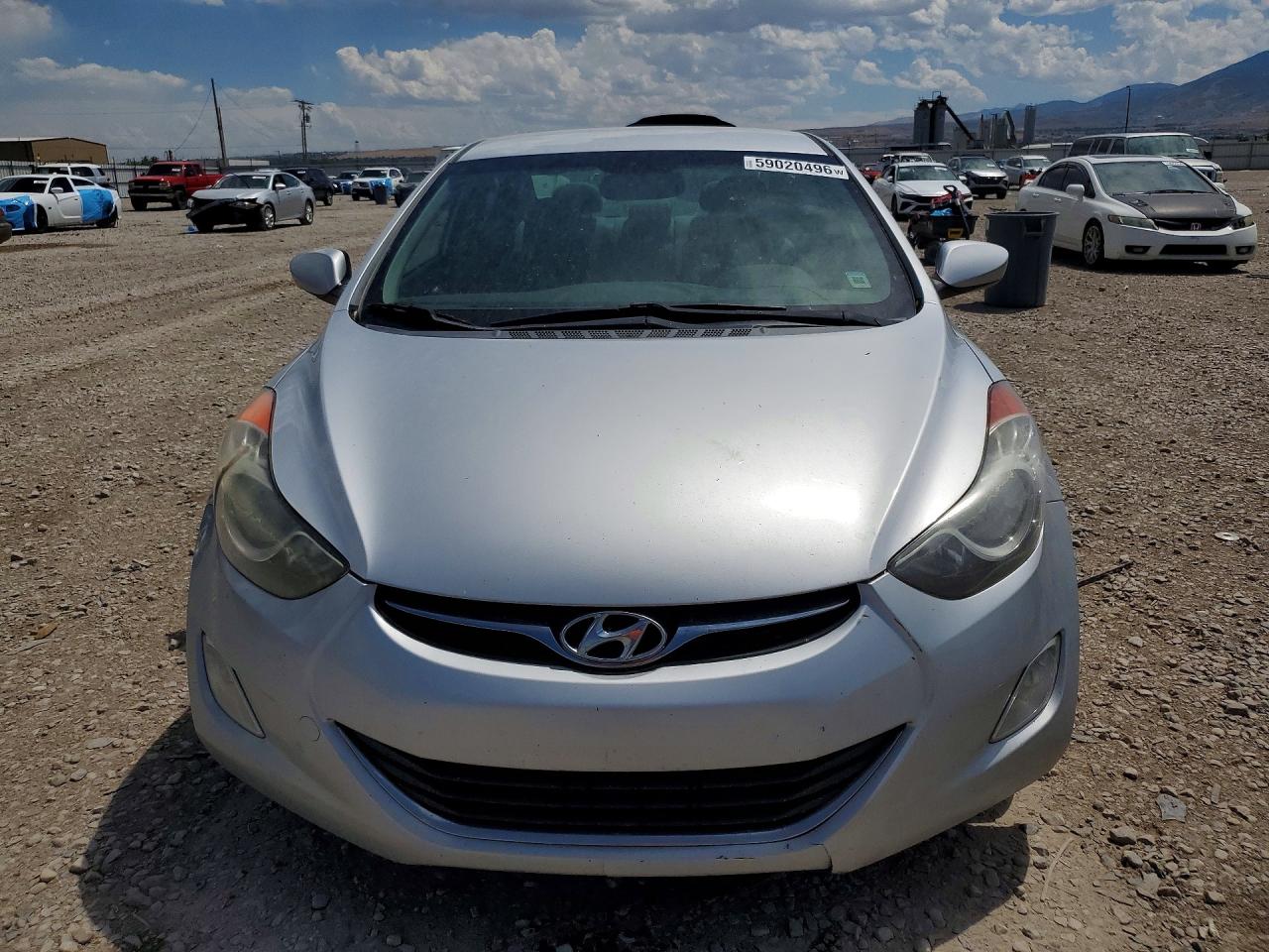 2013 Hyundai Elantra Gls Silver vin: 5NPDH4AE4DH175419