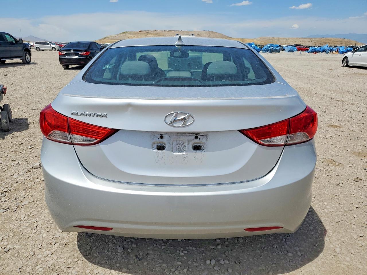 2013 Hyundai Elantra Gls Silver vin: 5NPDH4AE4DH175419