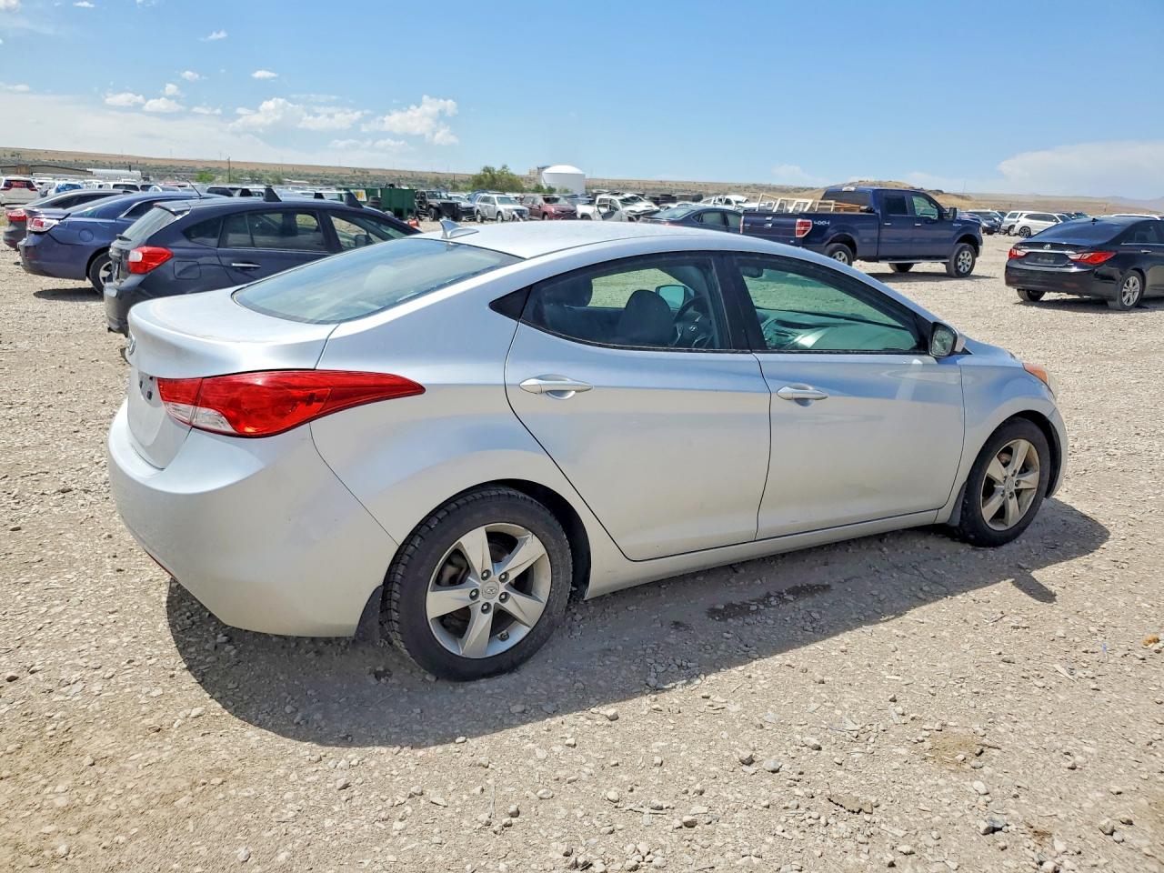 2013 Hyundai Elantra Gls Silver vin: 5NPDH4AE4DH175419