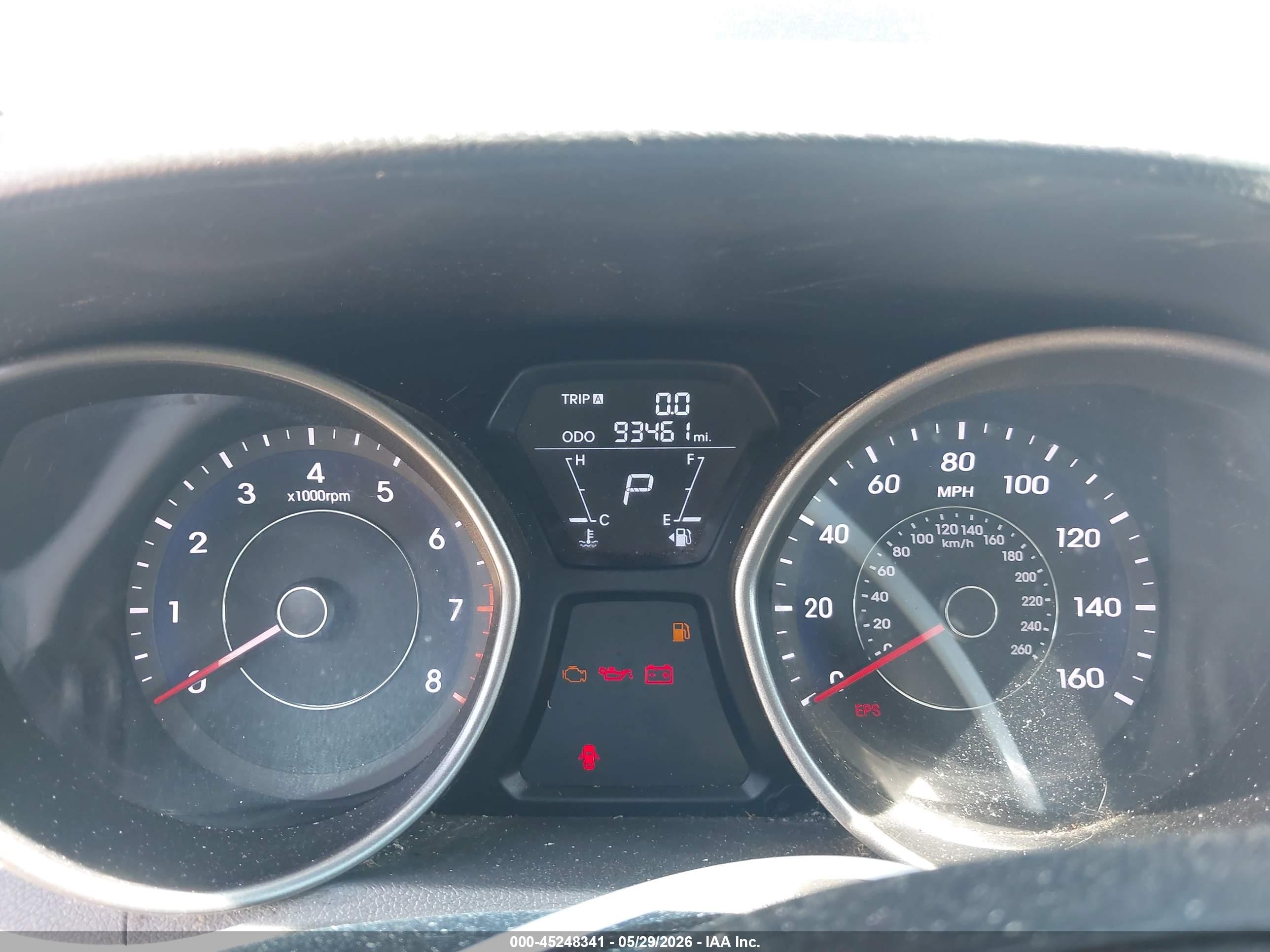 2013 Hyundai Elantra Gls Gray vin: 5NPDH4AE4DH178725