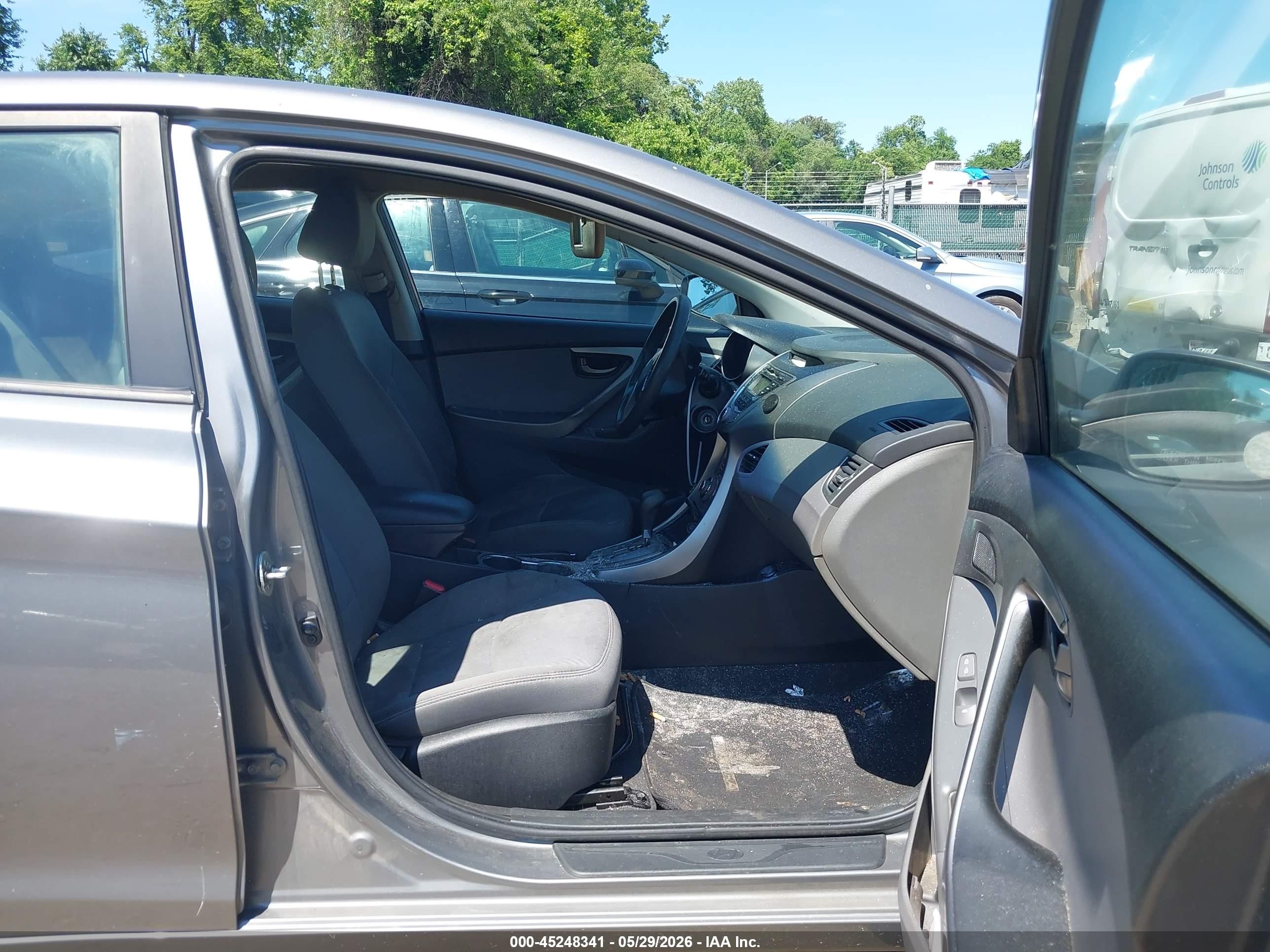 2013 Hyundai Elantra Gls Gray vin: 5NPDH4AE4DH178725
