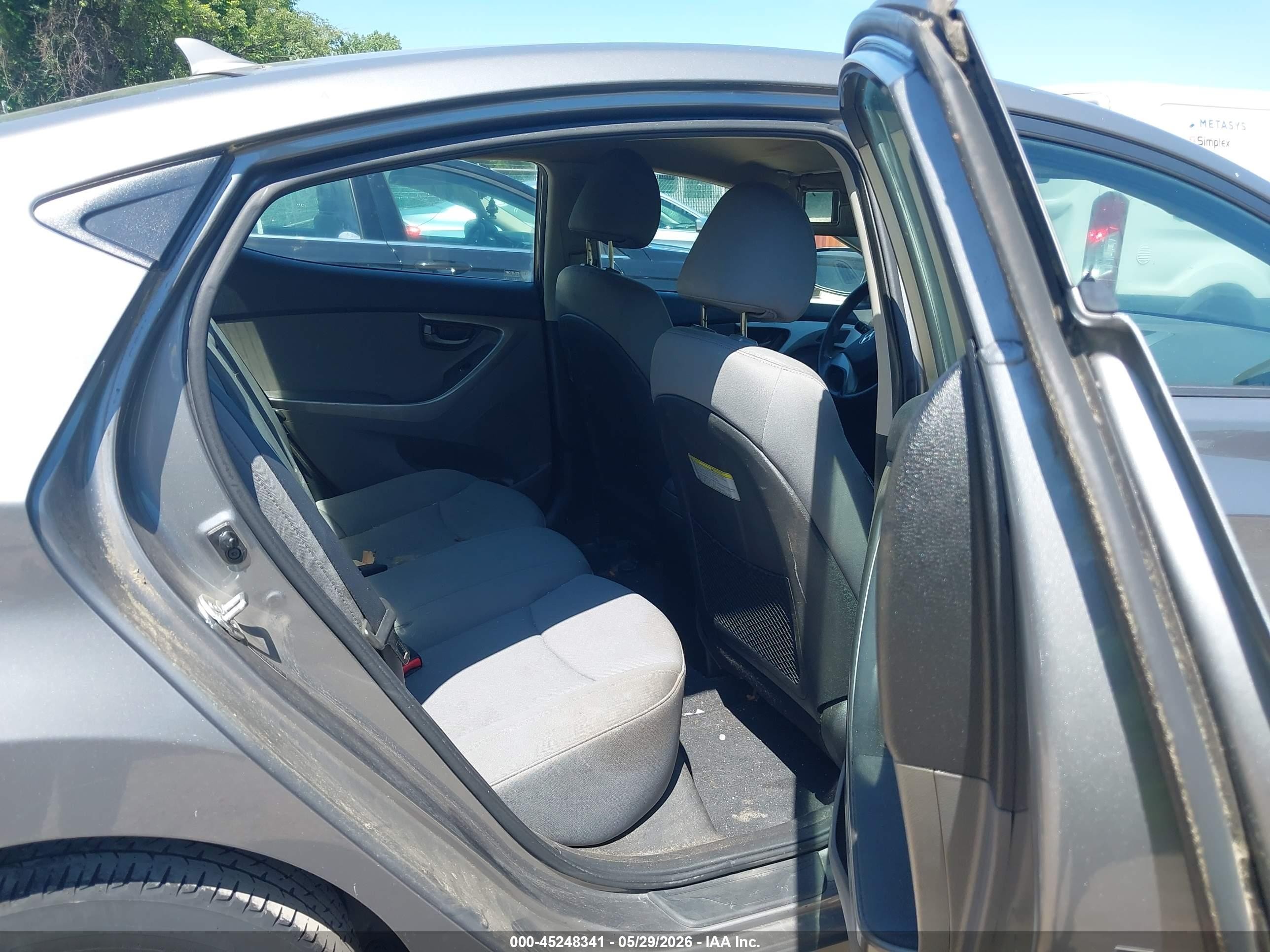 2013 Hyundai Elantra Gls Gray vin: 5NPDH4AE4DH178725