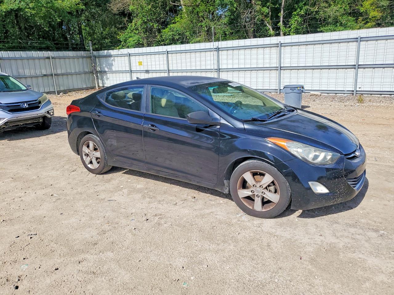 2013 Hyundai Elantra Gls Black vin: 5NPDH4AE4DH182404