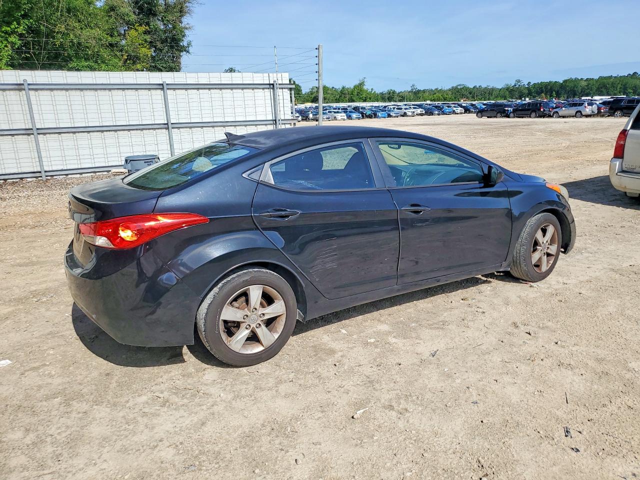 2013 Hyundai Elantra Gls Black vin: 5NPDH4AE4DH182404