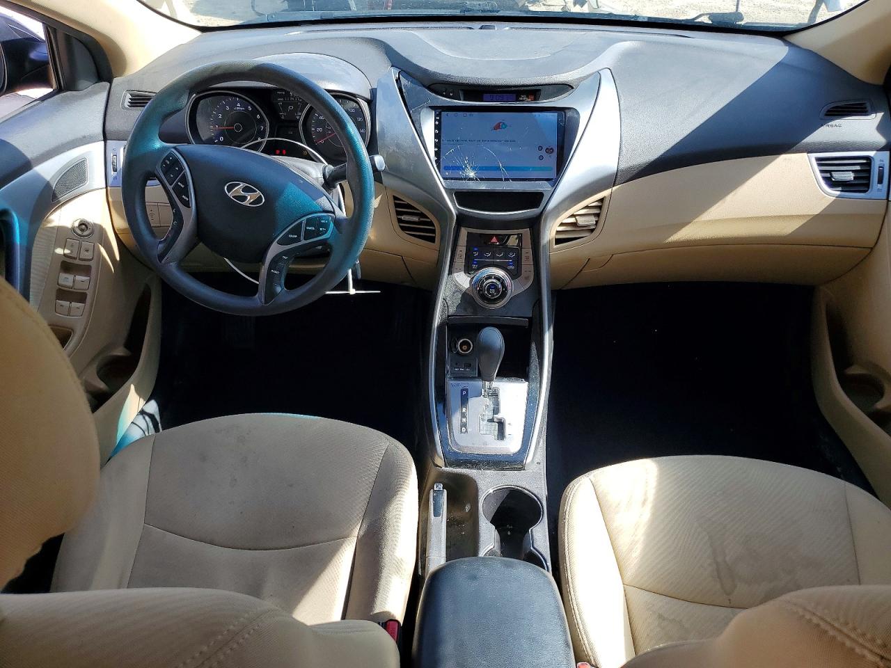 2013 Hyundai Elantra Gls Black vin: 5NPDH4AE4DH182404