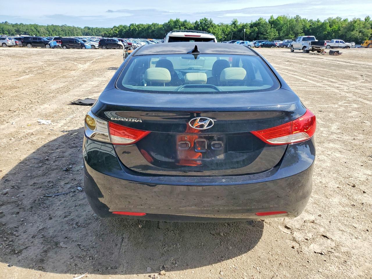 2013 Hyundai Elantra Gls Black vin: 5NPDH4AE4DH182404