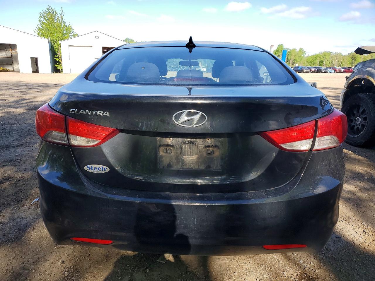 2013 Hyundai Elantra Gls Black vin: 5NPDH4AE4DH192737