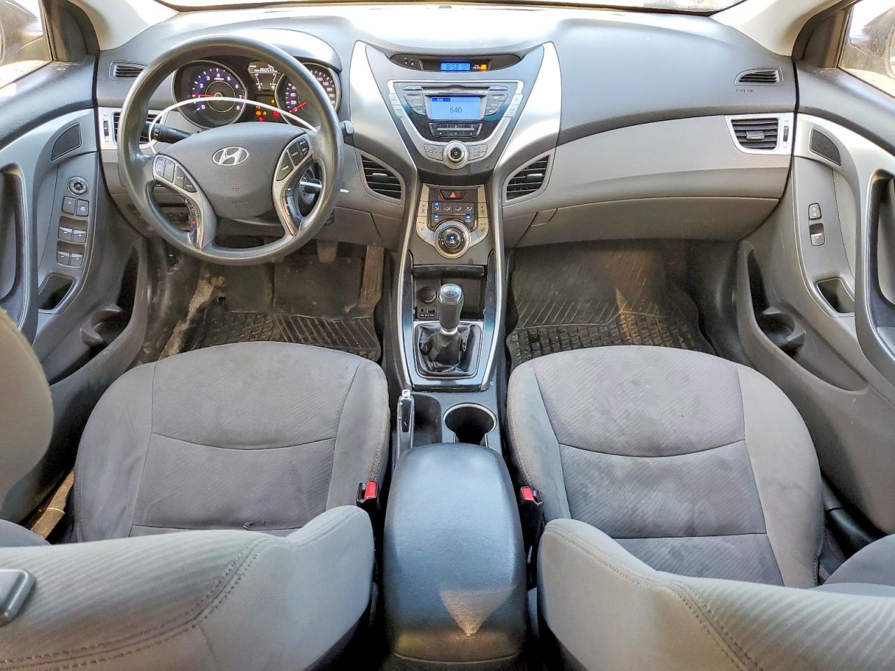 2013 Hyundai Elantra Gls Black vin: 5NPDH4AE4DH192737