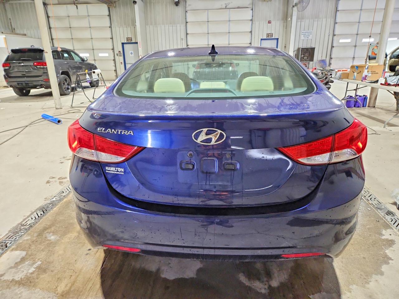 2013 Hyundai Elantra Gls Blue vin: 5NPDH4AE4DH194875