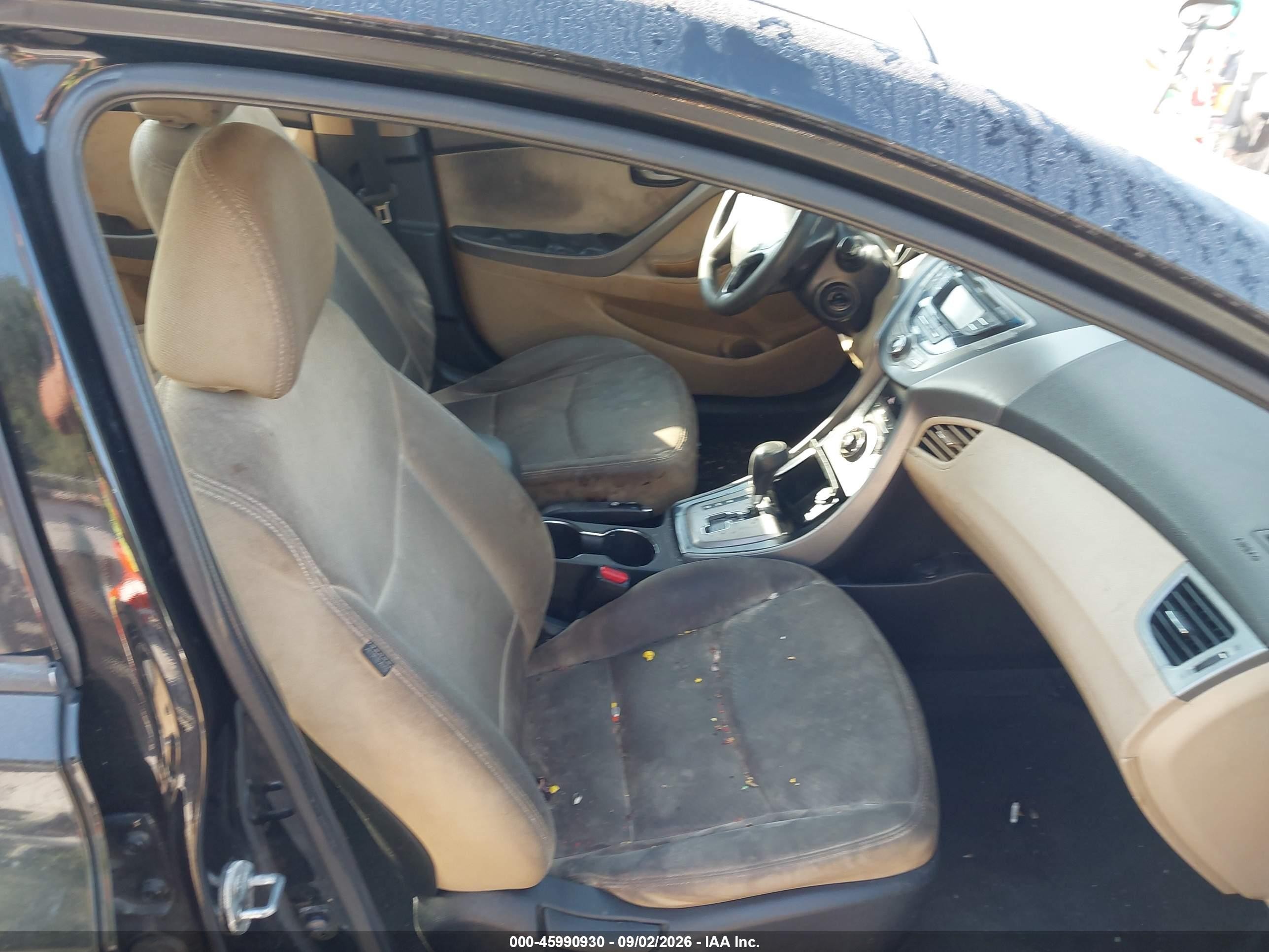 2013 Hyundai Elantra Gls Black vin: 5NPDH4AE4DH198425