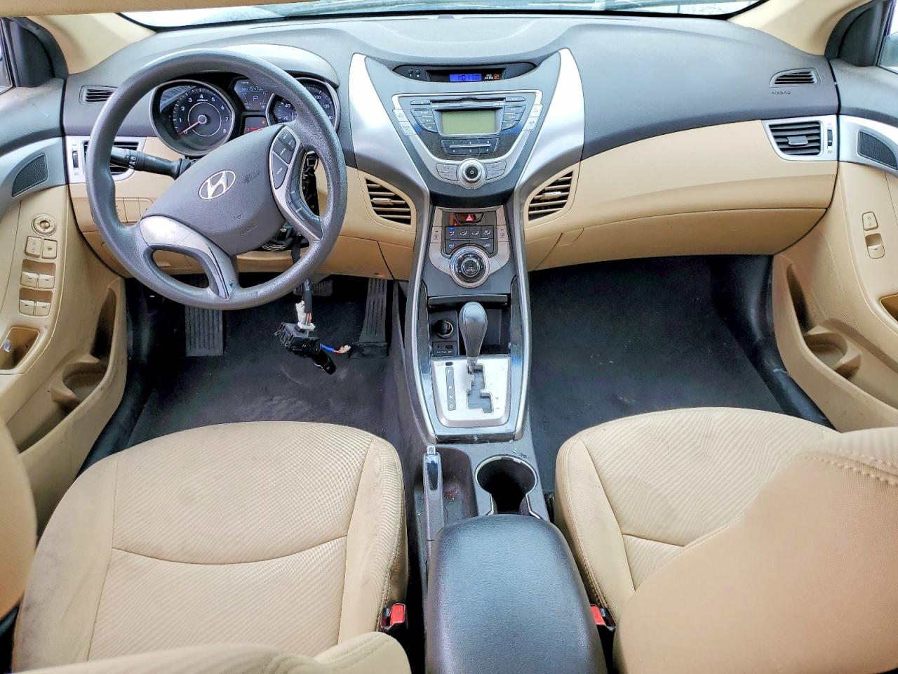 2013 Hyundai Elantra Gls White vin: 5NPDH4AE4DH199168
