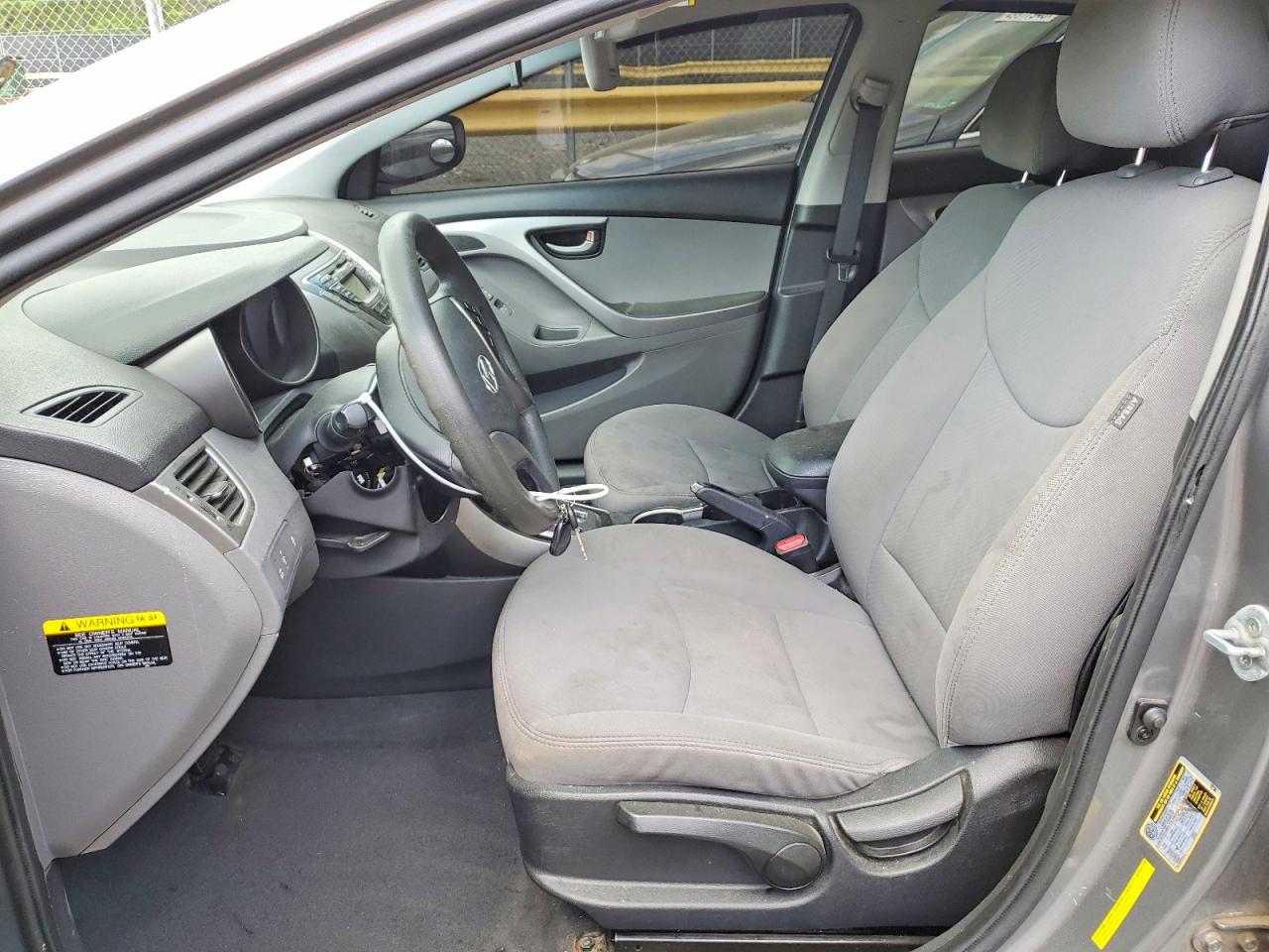 2013 Hyundai Elantra Gls Gray vin: 5NPDH4AE4DH201341