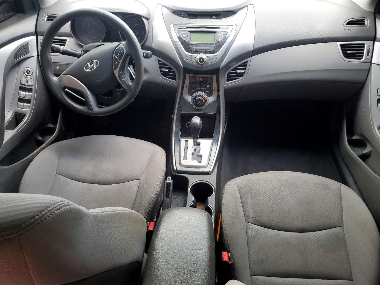 2013 Hyundai Elantra Gls Gray vin: 5NPDH4AE4DH201341