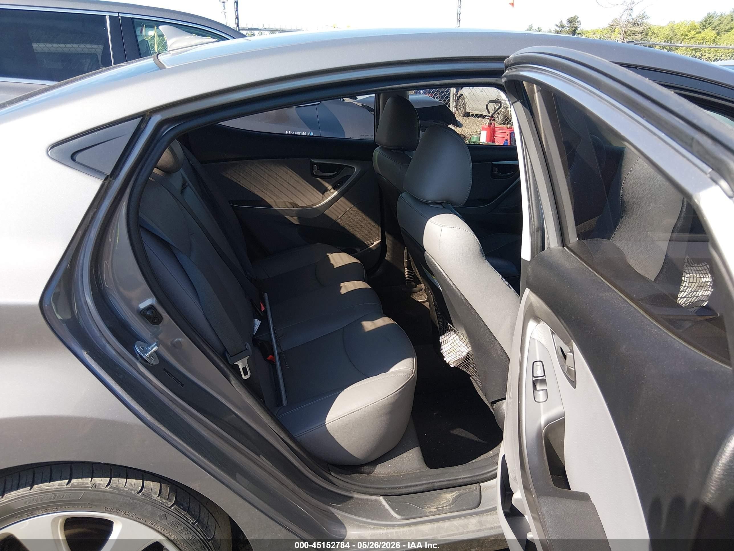 2013 Hyundai Elantra Limited Серый vin: 5NPDH4AE4DH204773