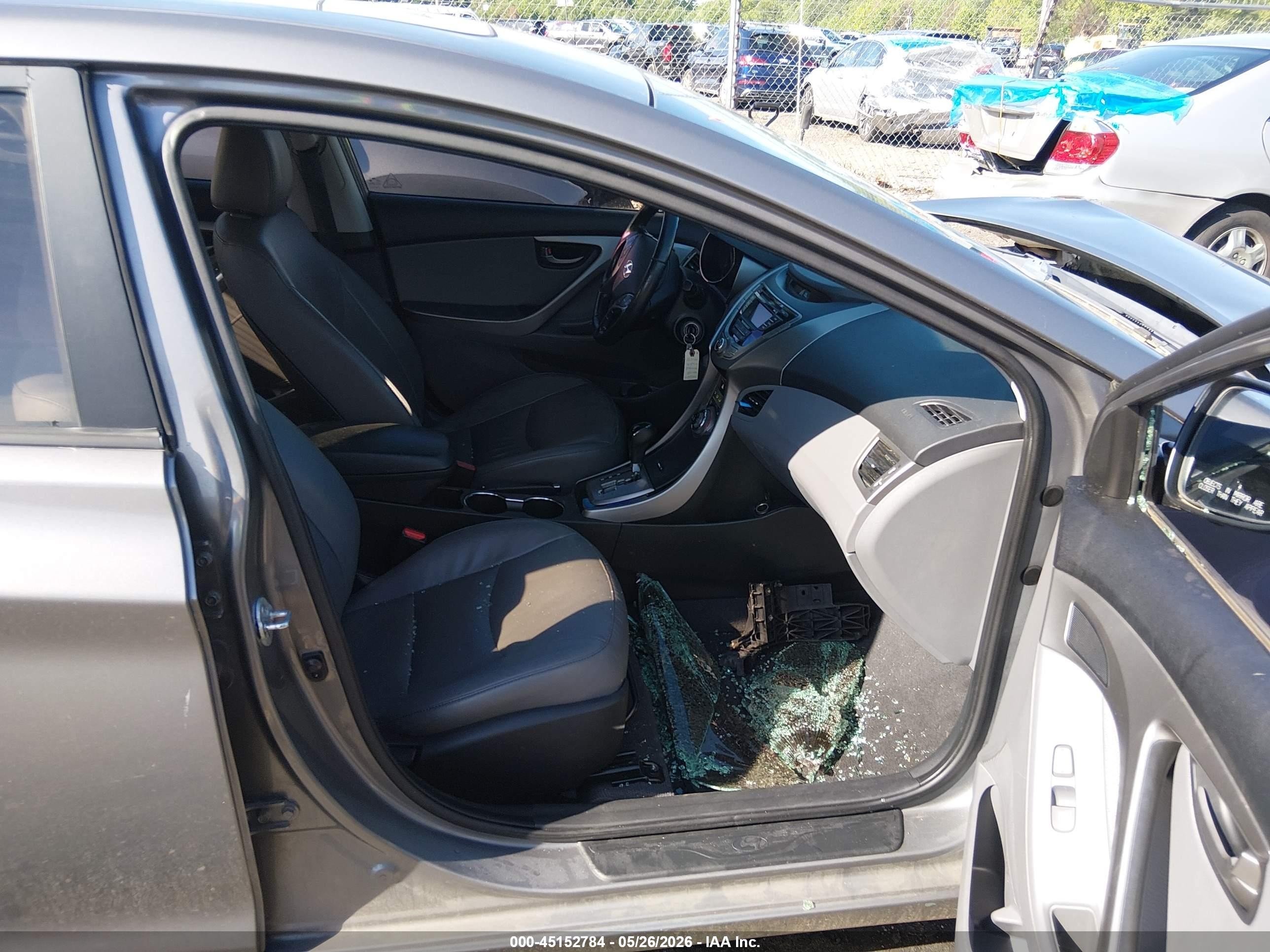 2013 Hyundai Elantra Limited Серый vin: 5NPDH4AE4DH204773