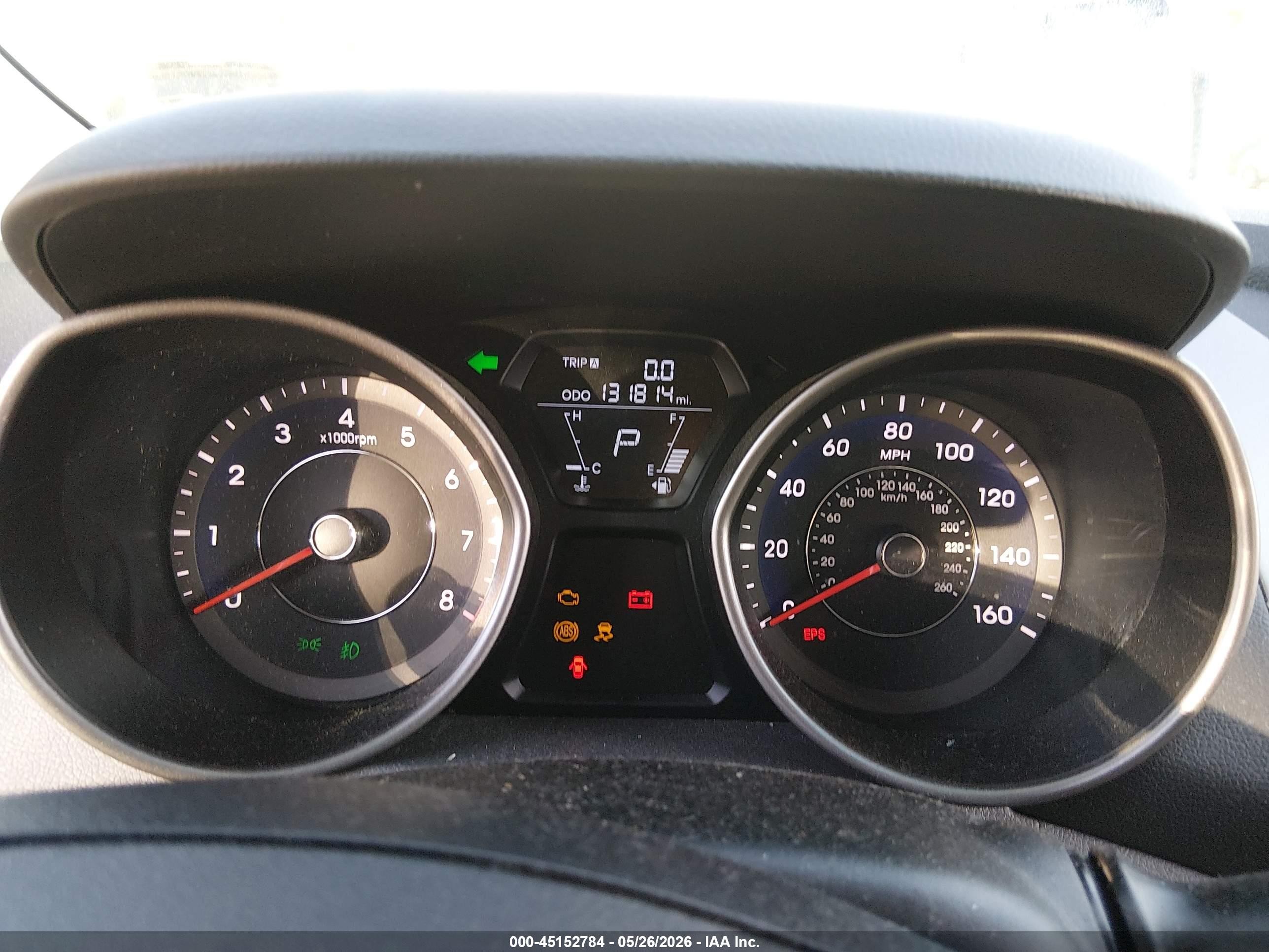 2013 Hyundai Elantra Limited Серый vin: 5NPDH4AE4DH204773