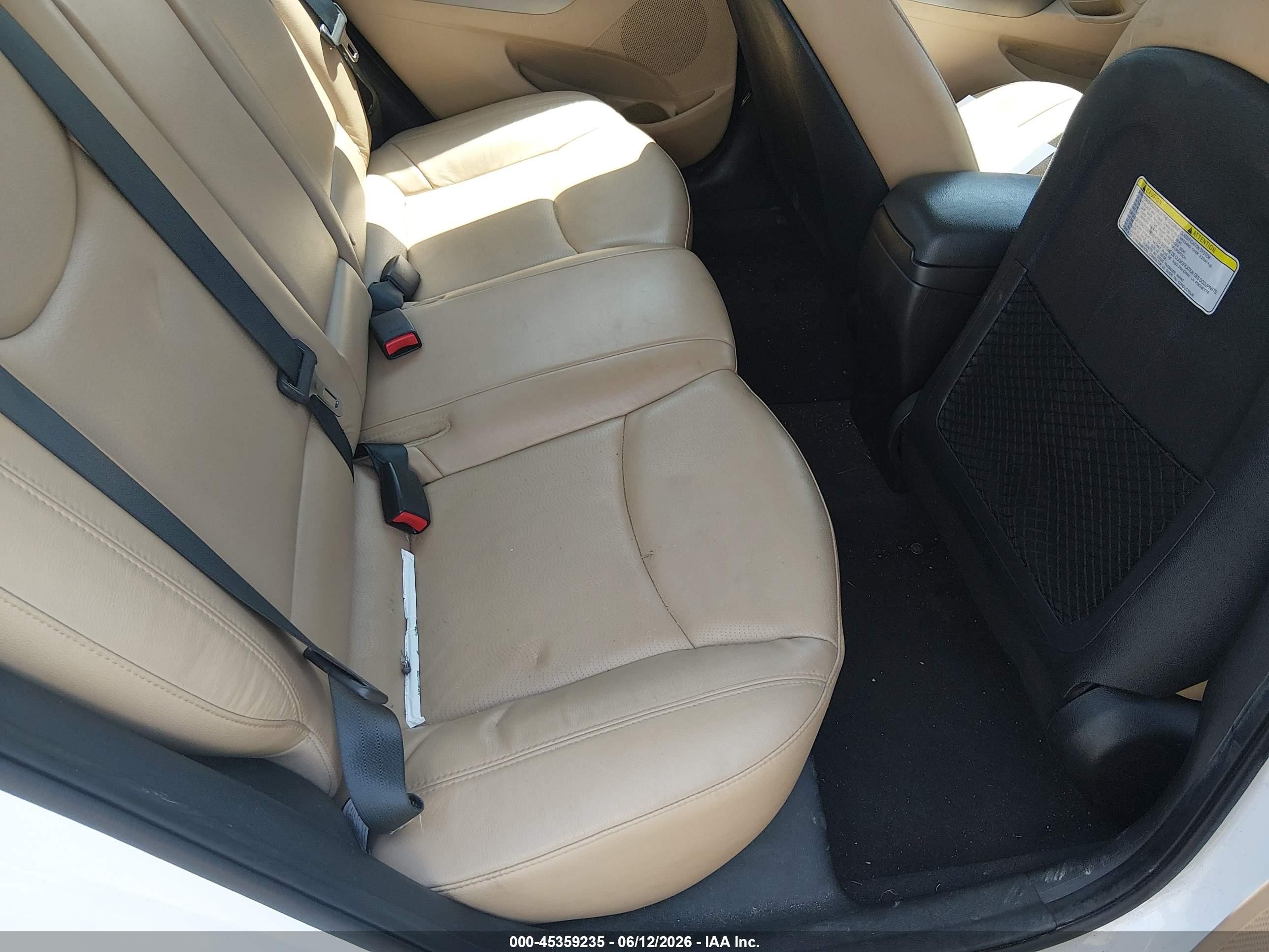 2013 Hyundai Elantra Limited White vin: 5NPDH4AE4DH211822
