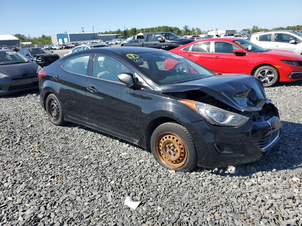 2013 Hyundai Elantra Gls   Черный vin: 5NPDH4AE4DH216275