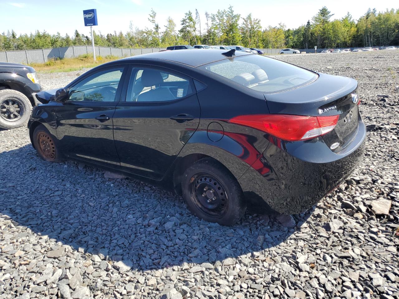 2013 Hyundai Elantra Gls   Черный vin: 5NPDH4AE4DH216275