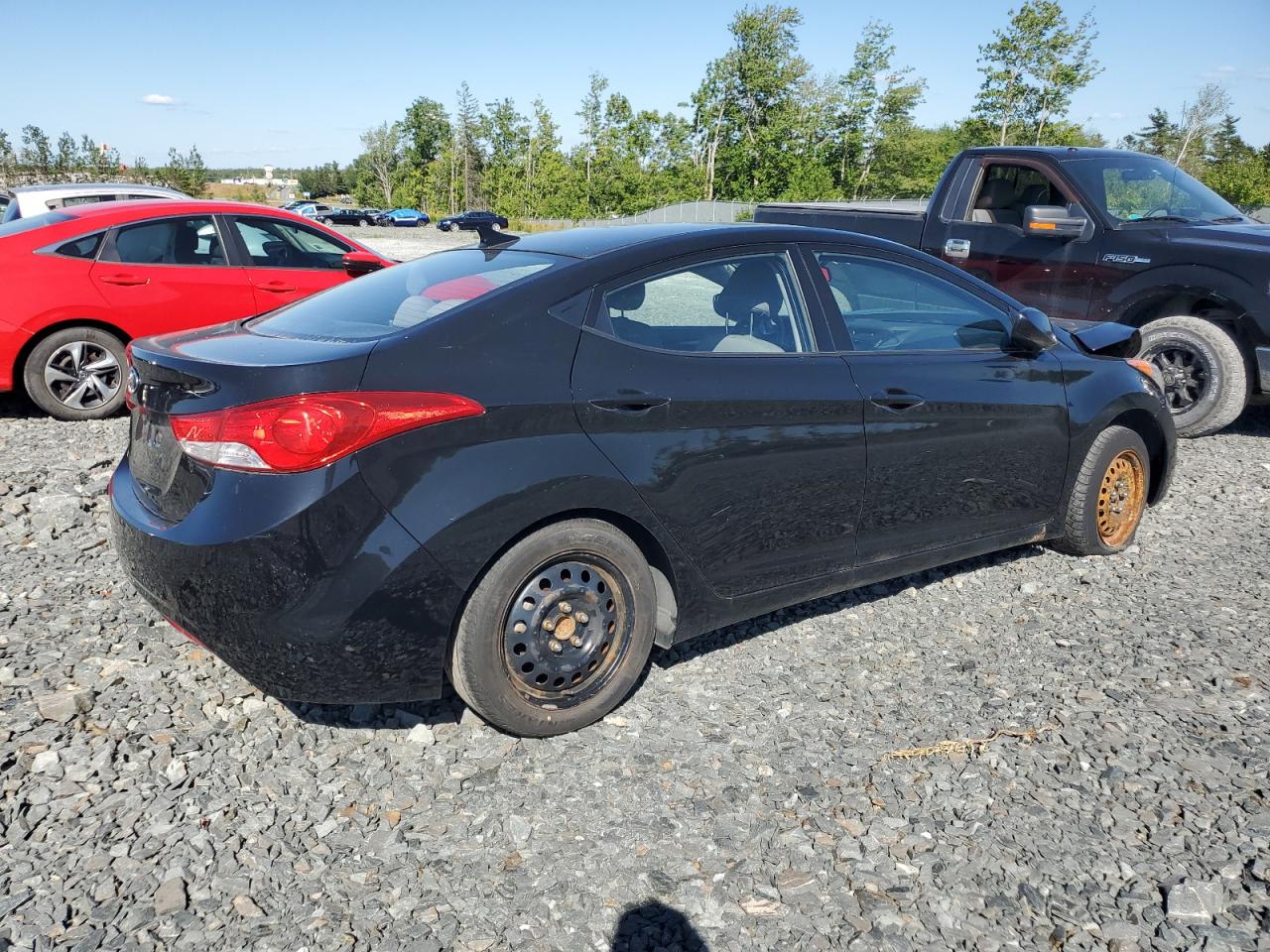 2013 Hyundai Elantra Gls   Черный vin: 5NPDH4AE4DH216275