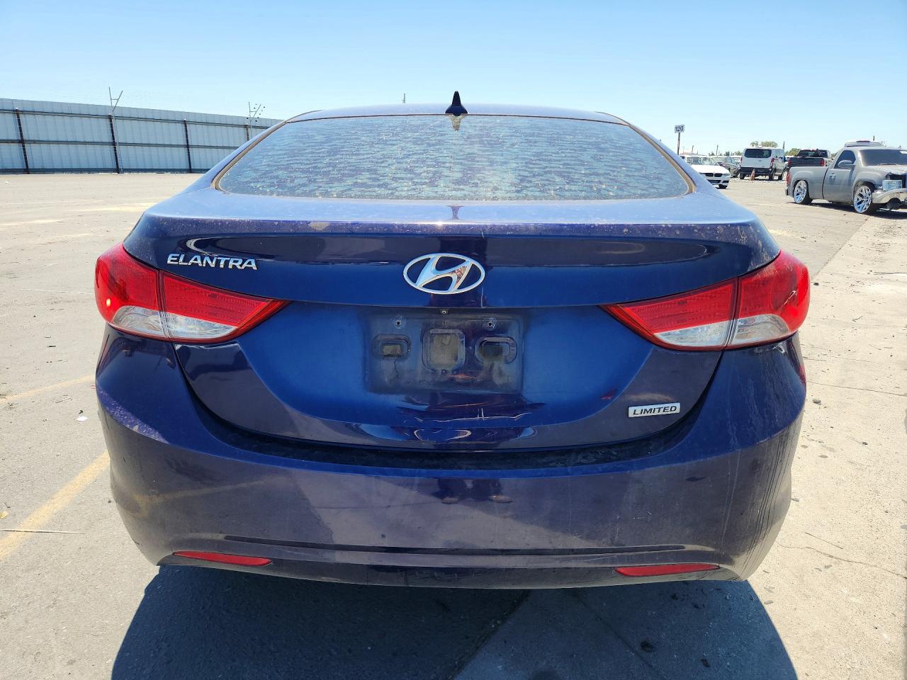 2013 Hyundai Elantra Limited Blue vin: 5NPDH4AE4DH217846