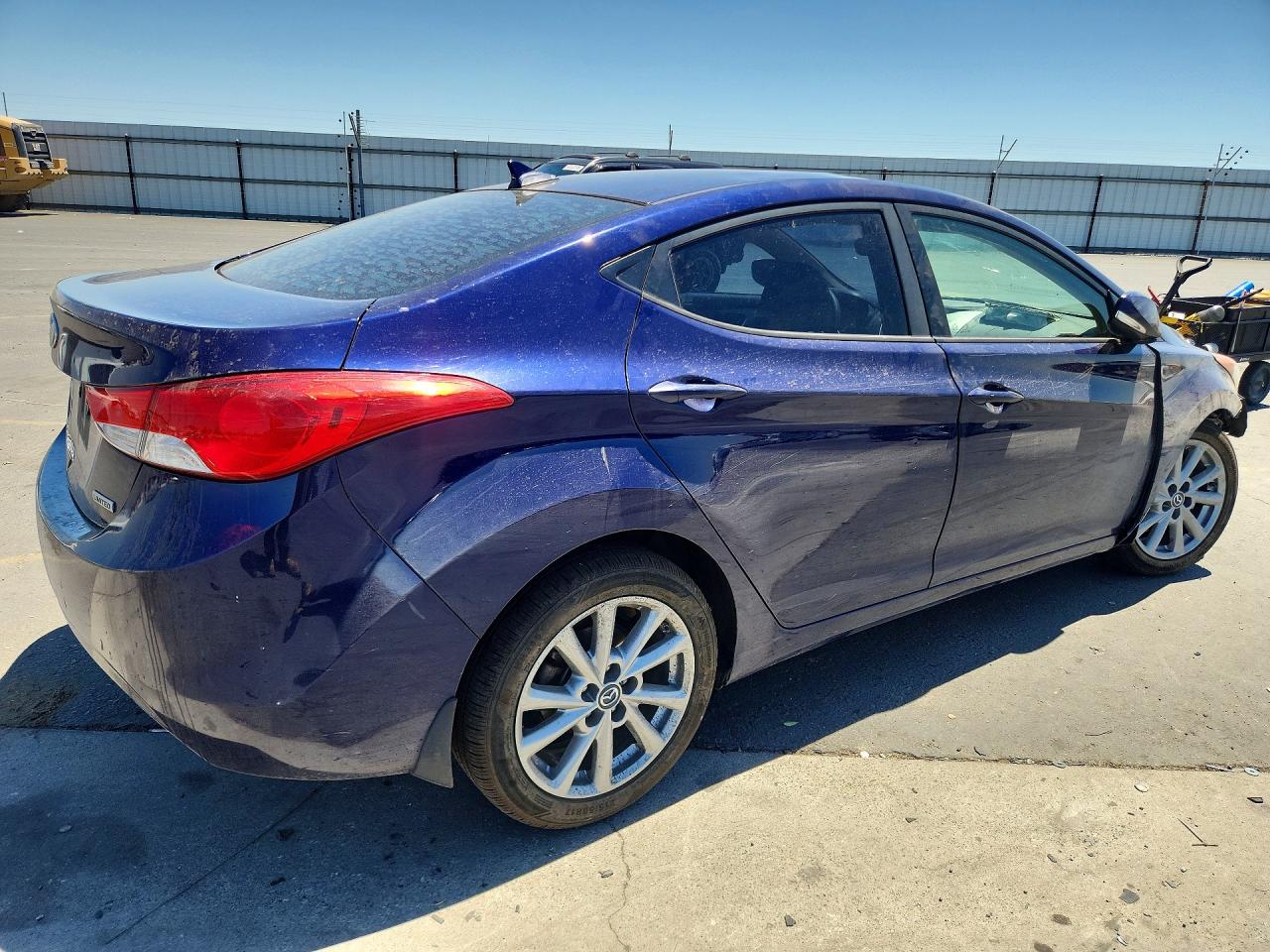 2013 Hyundai Elantra Limited Blue vin: 5NPDH4AE4DH217846