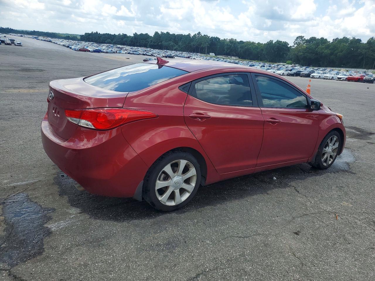 2013 Hyundai Elantra Limited Red vin: 5NPDH4AE4DH219337