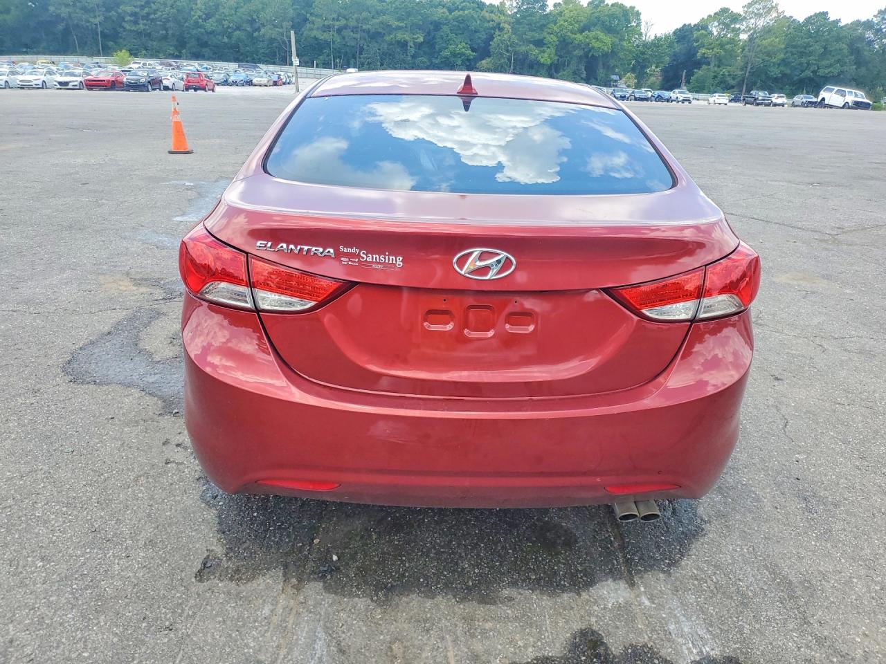 2013 Hyundai Elantra Limited Red vin: 5NPDH4AE4DH219337