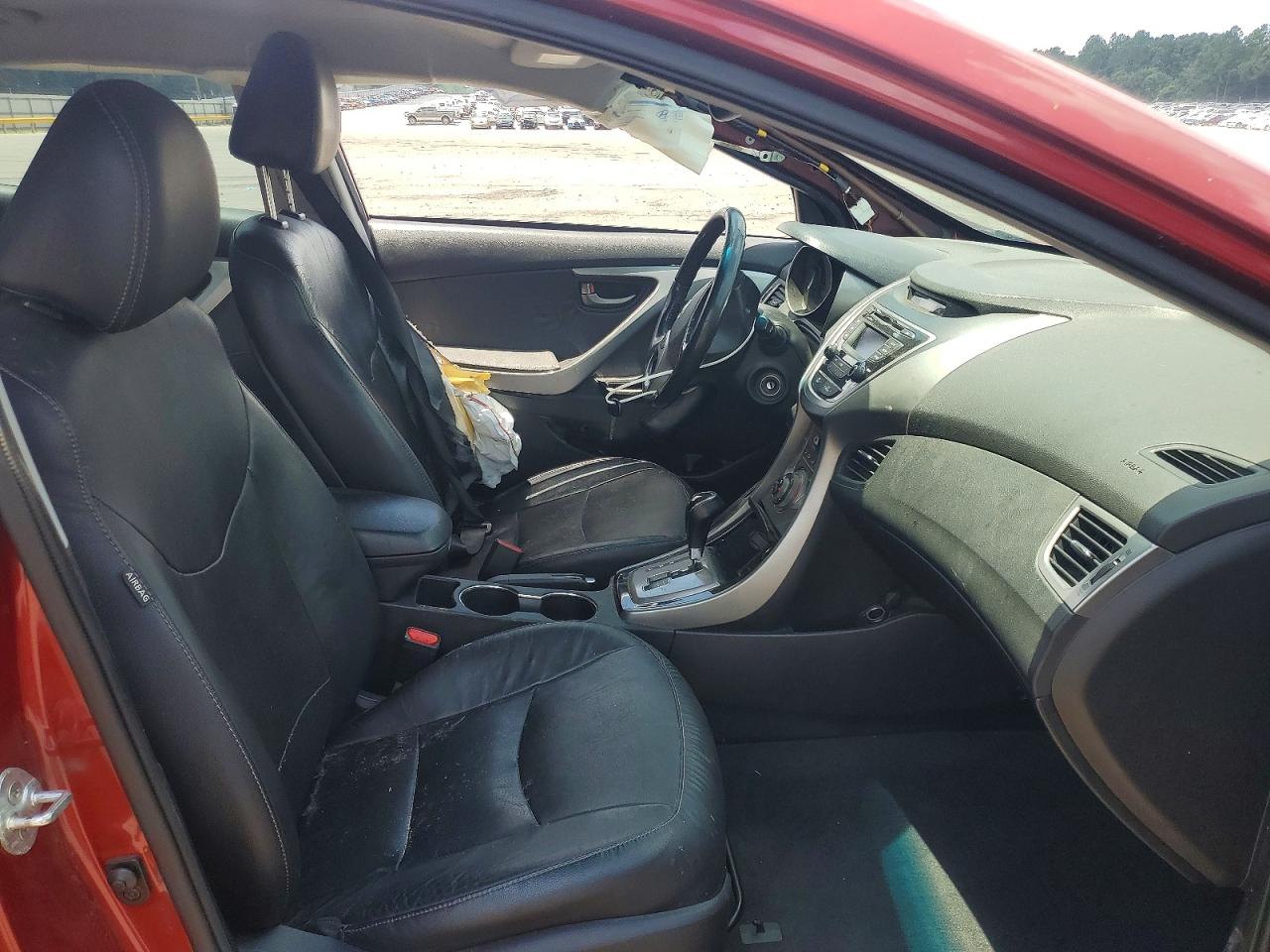 2013 Hyundai Elantra Limited Red vin: 5NPDH4AE4DH219337