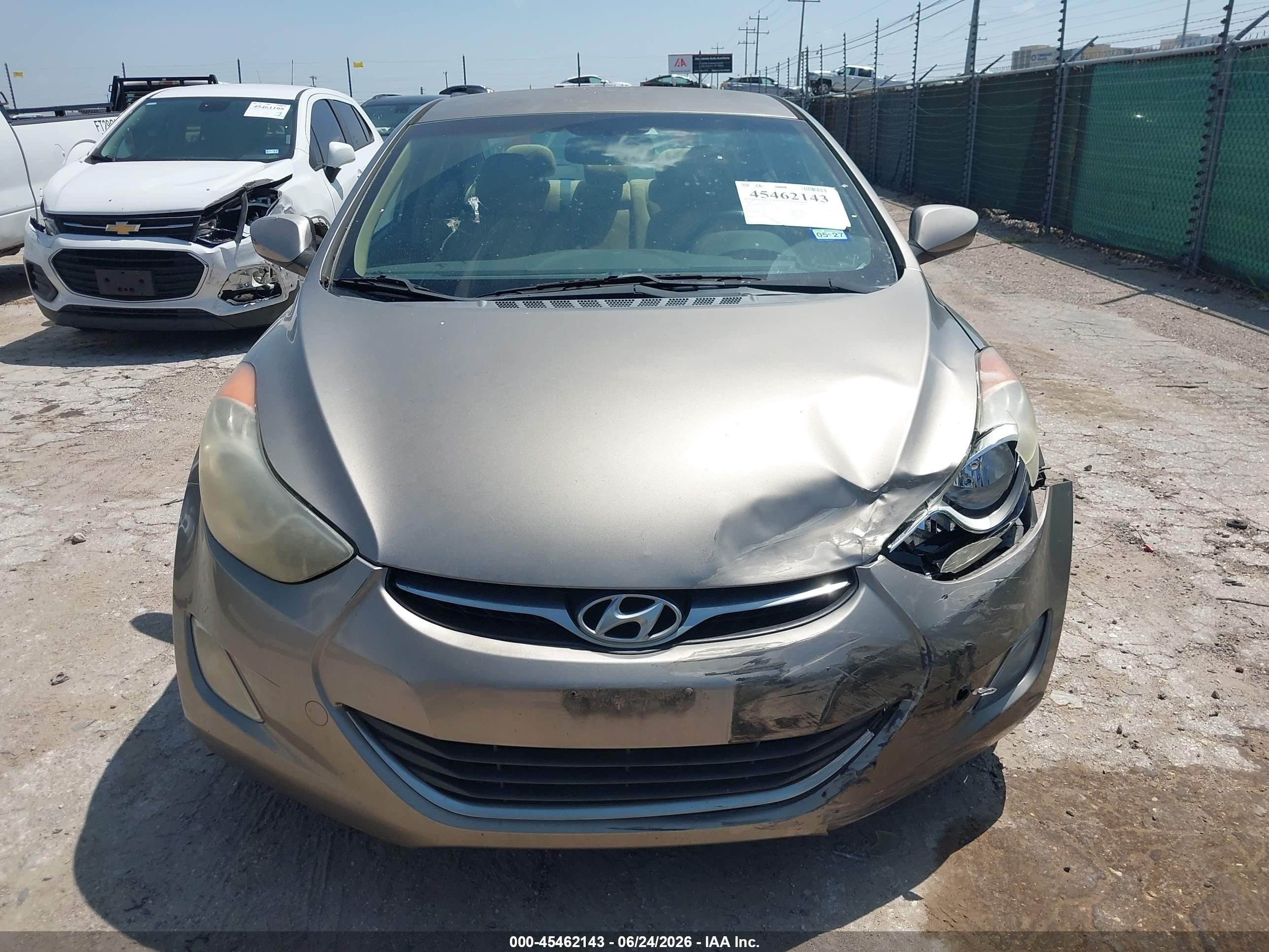 2013 Hyundai Elantra Gls Gold vin: 5NPDH4AE4DH223856