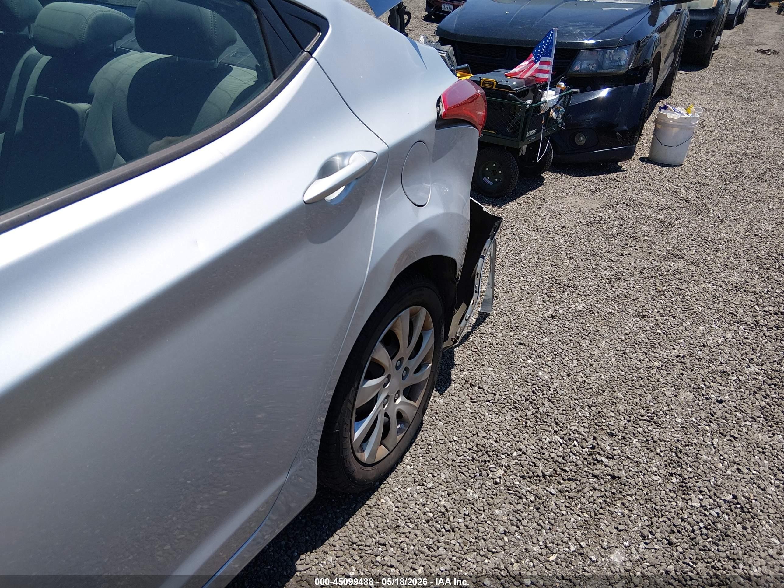 2013 Hyundai Elantra Gls Silver vin: 5NPDH4AE4DH226630