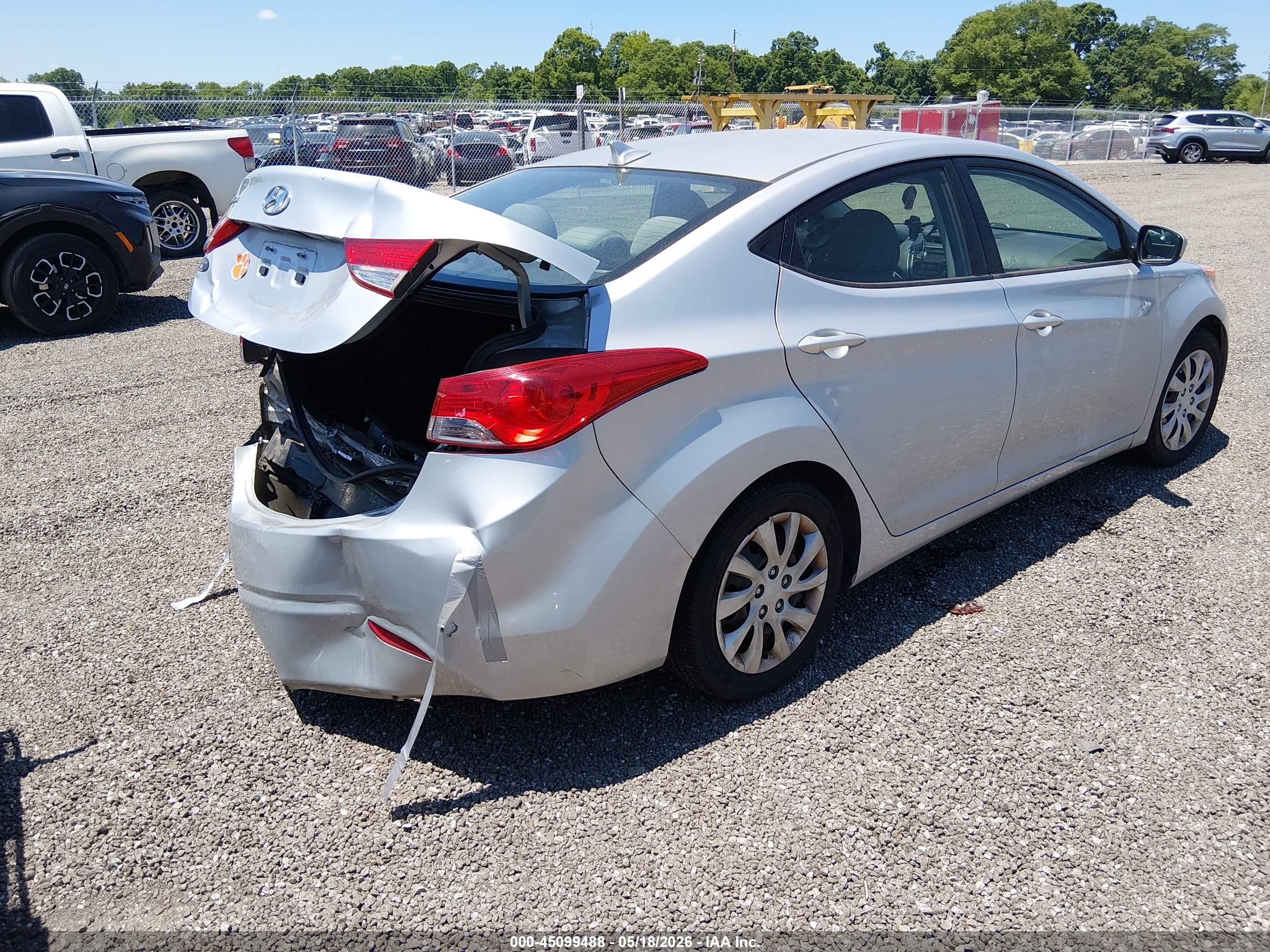 2013 Hyundai Elantra Gls Silver vin: 5NPDH4AE4DH226630