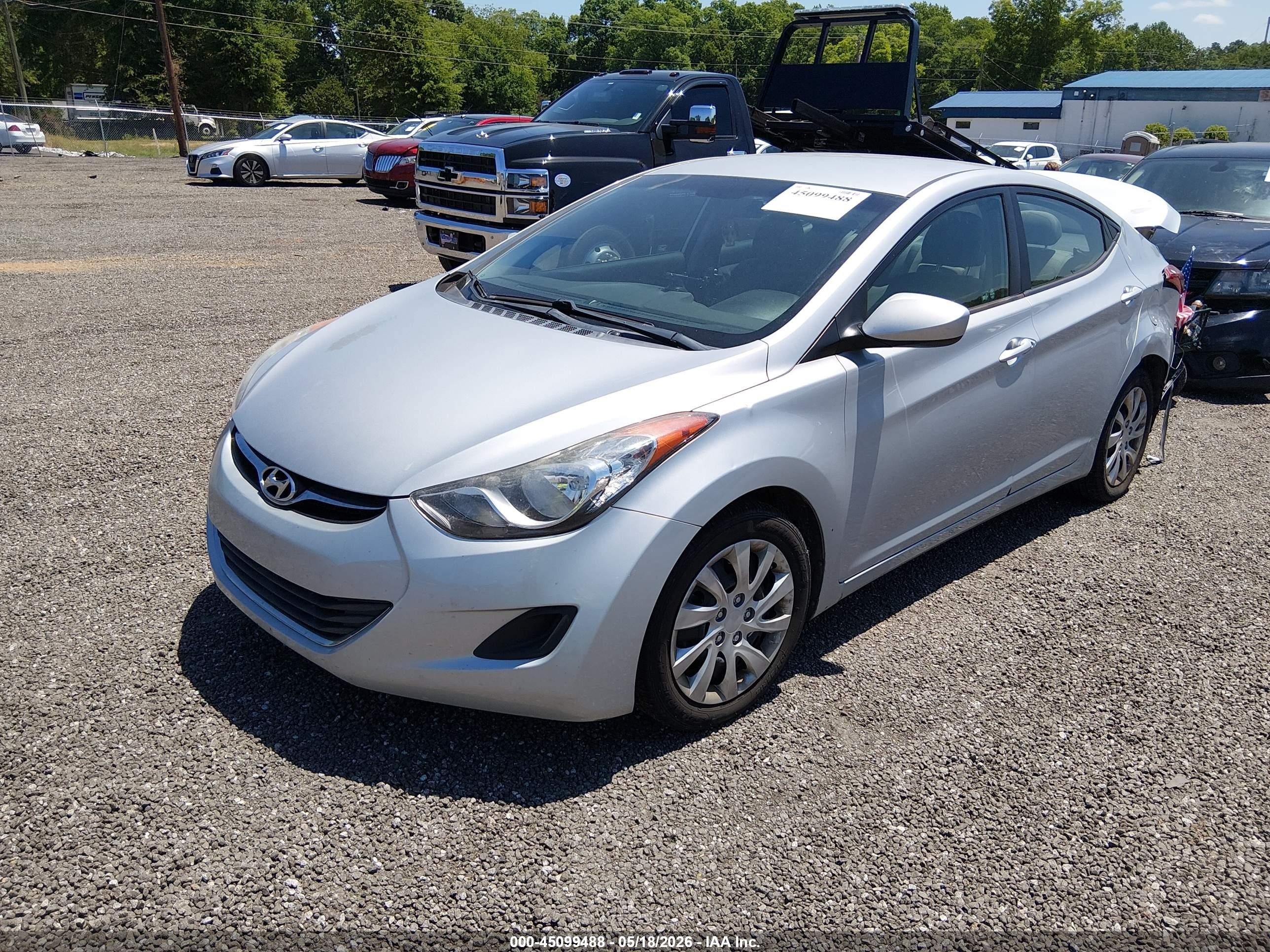 2013 Hyundai Elantra Gls Silver vin: 5NPDH4AE4DH226630