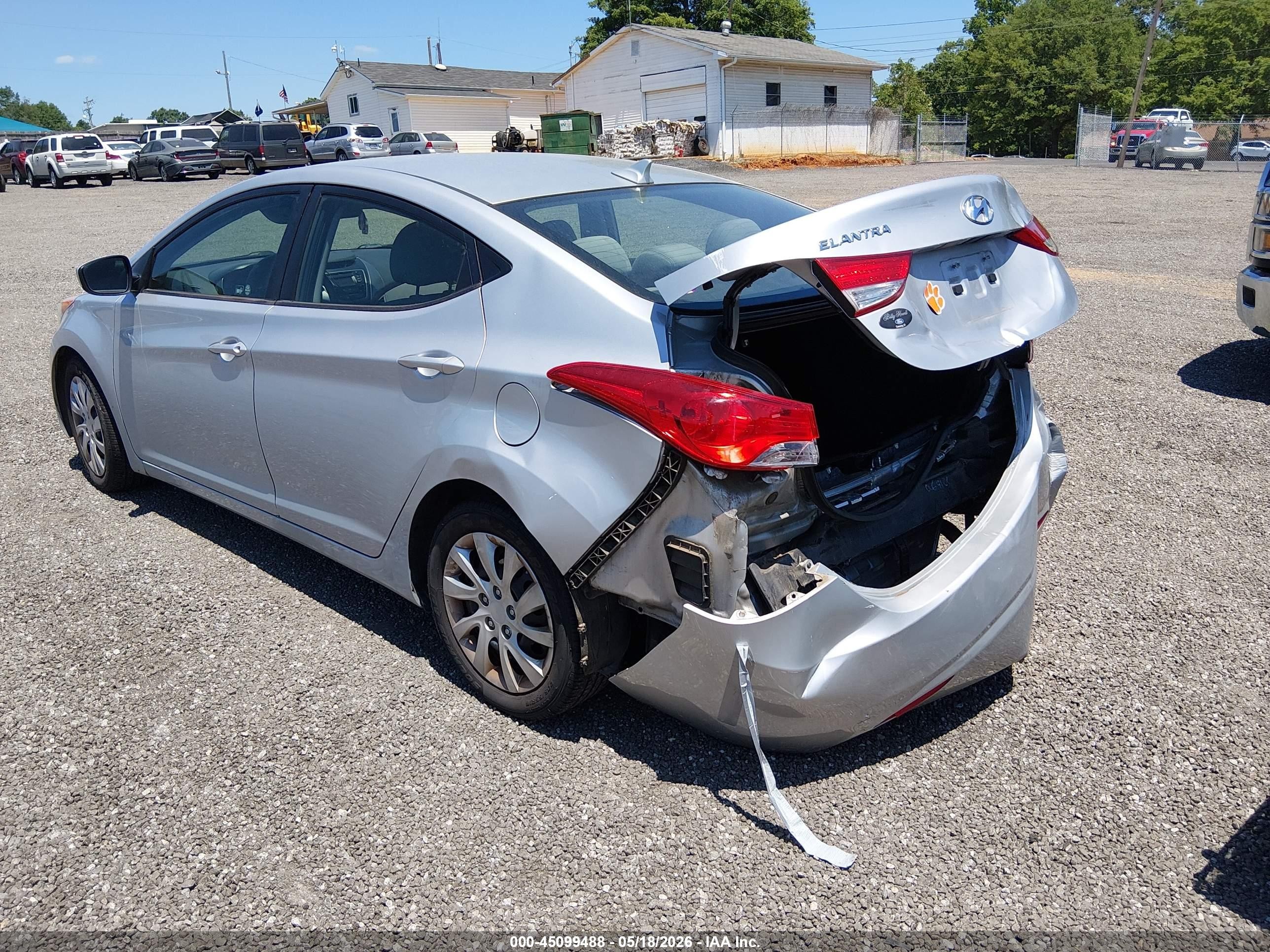 2013 Hyundai Elantra Gls Silver vin: 5NPDH4AE4DH226630