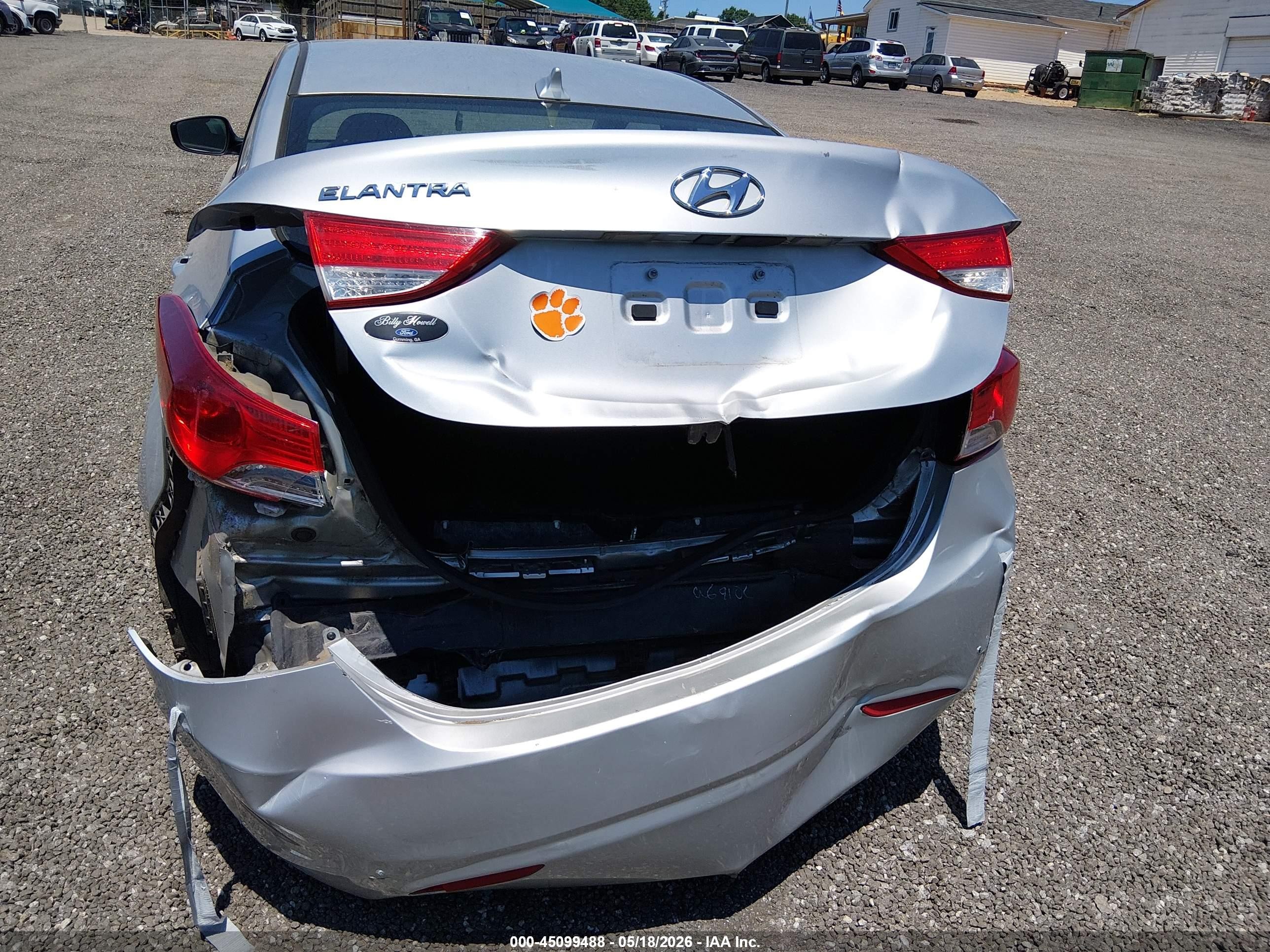 2013 Hyundai Elantra Gls Silver vin: 5NPDH4AE4DH226630
