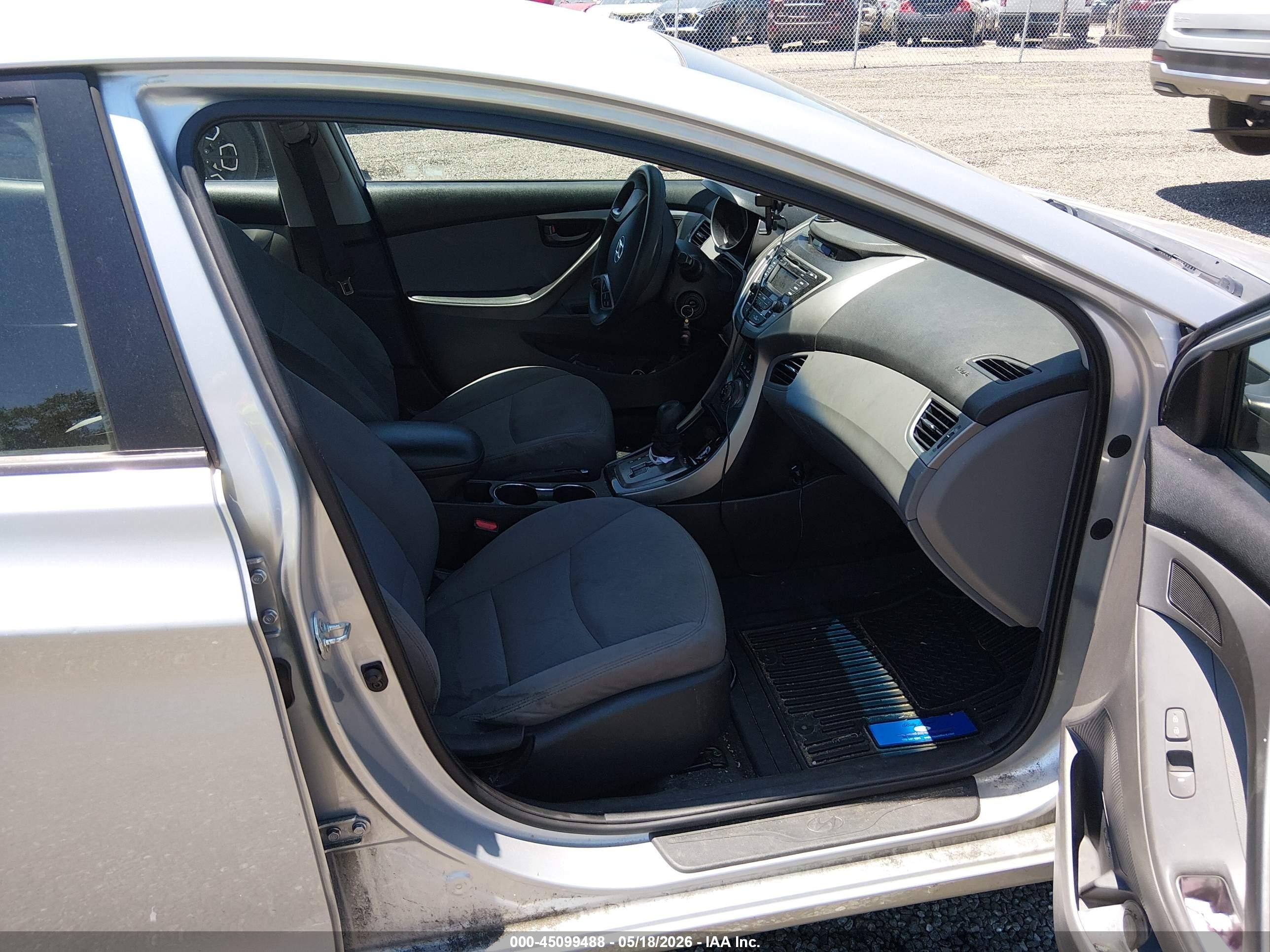 2013 Hyundai Elantra Gls Silver vin: 5NPDH4AE4DH226630