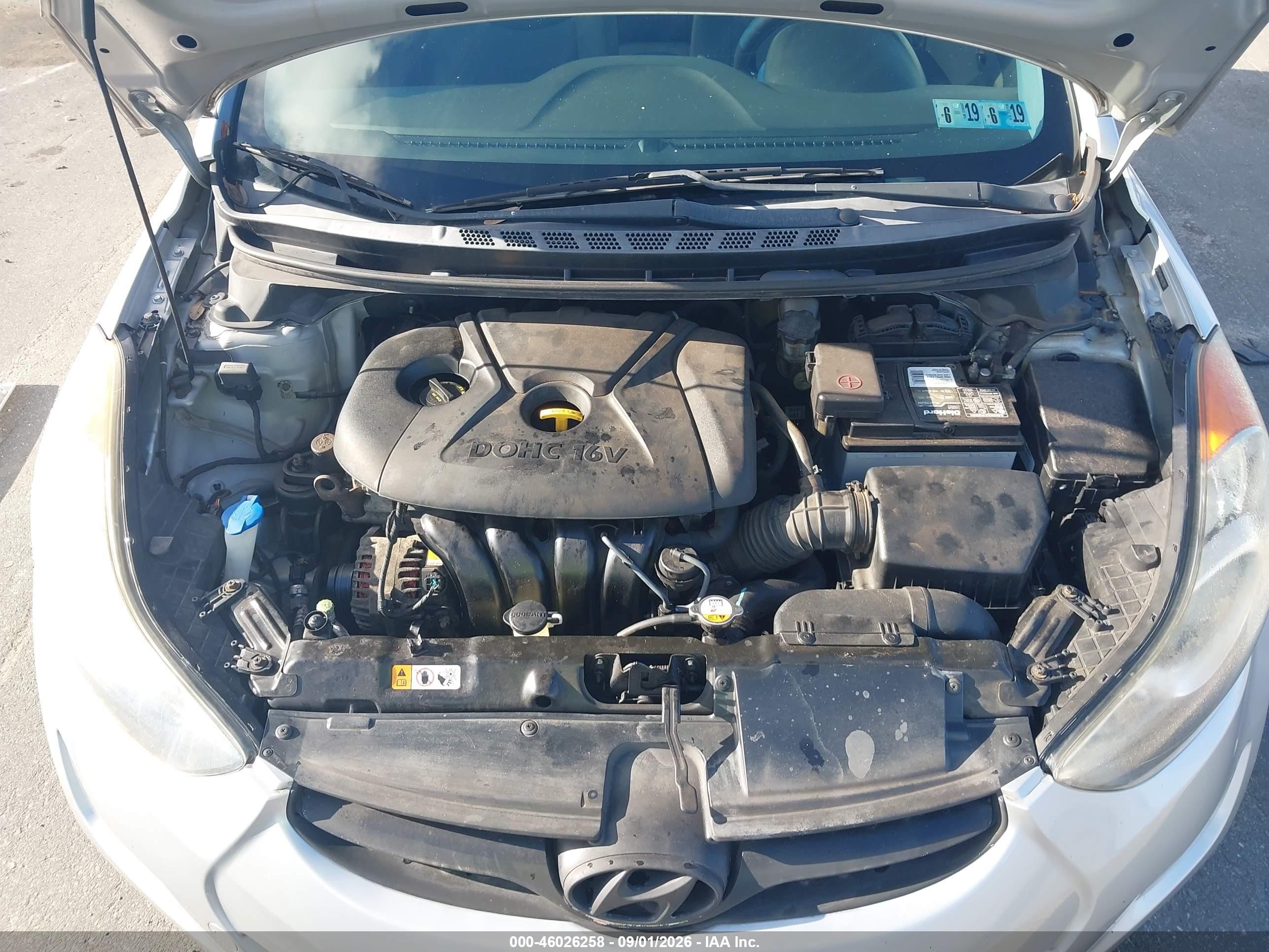 2013 Hyundai Elantra Gls Серебряный vin: 5NPDH4AE4DH227020