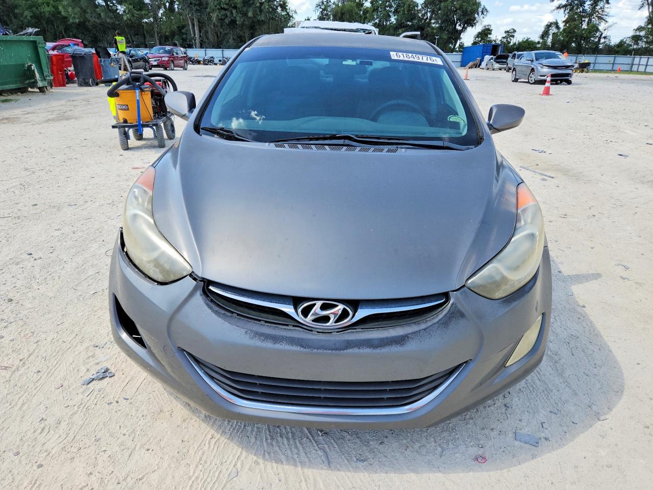 2013 Hyundai Elantra Gls Gray vin: 5NPDH4AE4DH232217