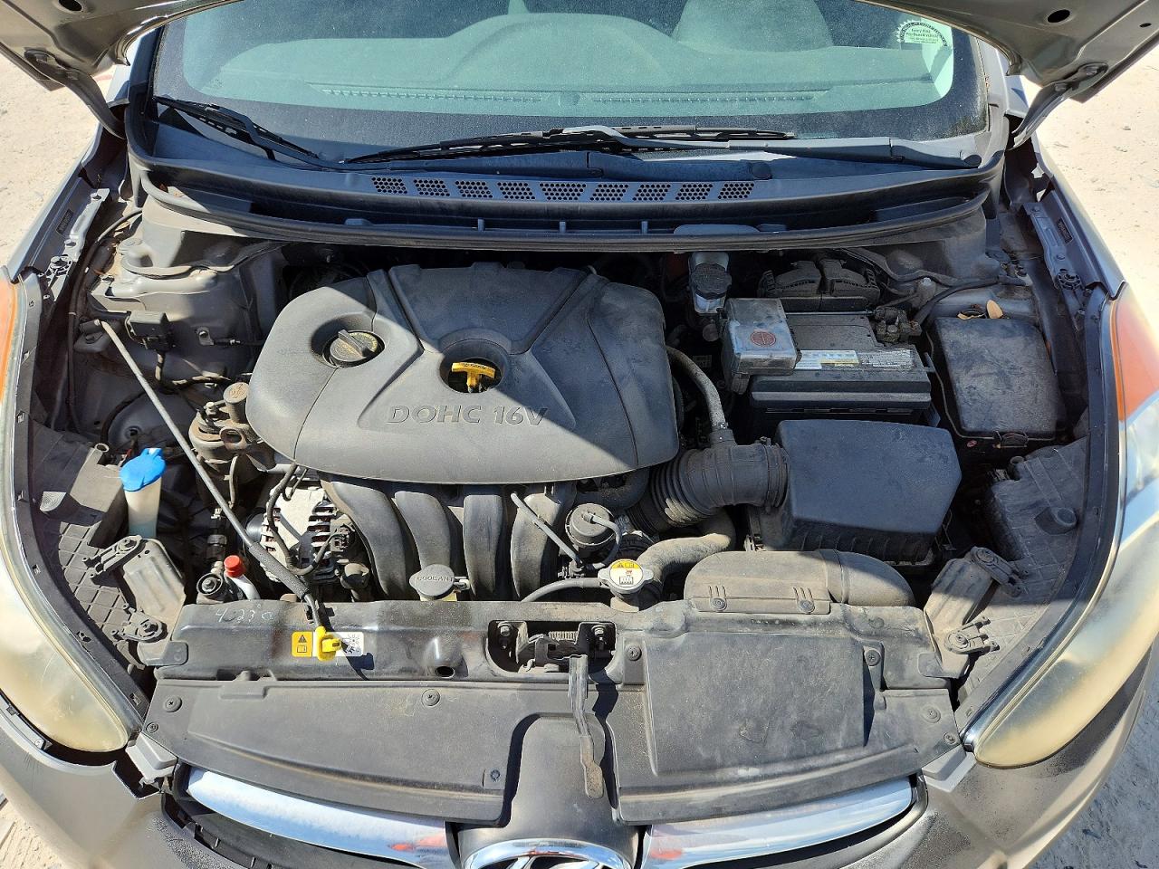2013 Hyundai Elantra Gls Gray vin: 5NPDH4AE4DH232217