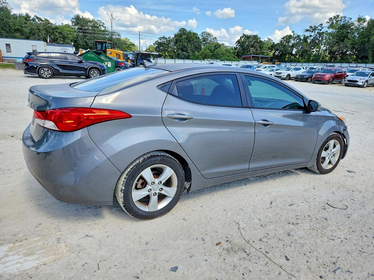 2013 Hyundai Elantra Gls Gray vin: 5NPDH4AE4DH232217